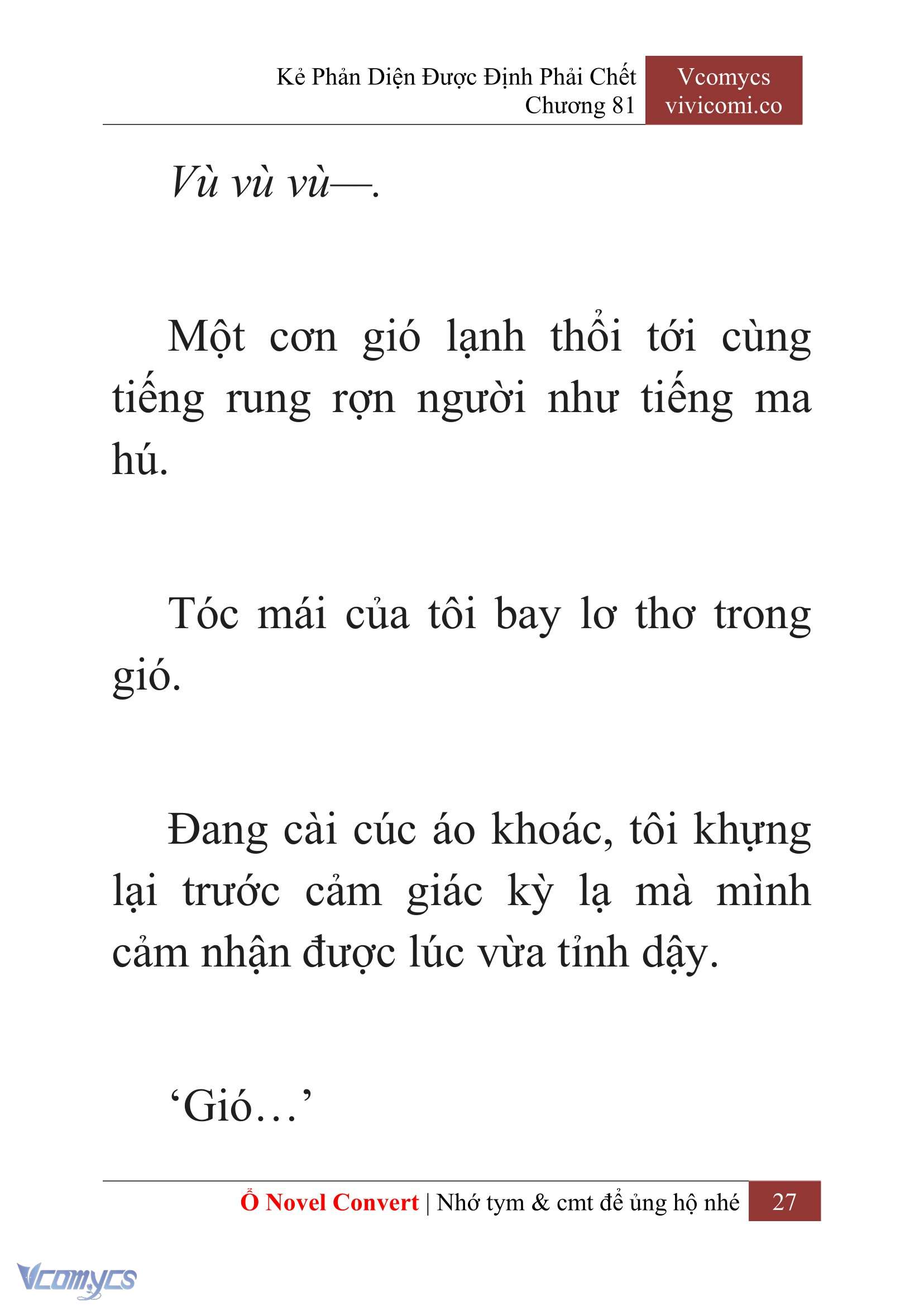 [Novel] Kẻ Phản Diện Được Định Phải Chết Chap 81 - Trang 2