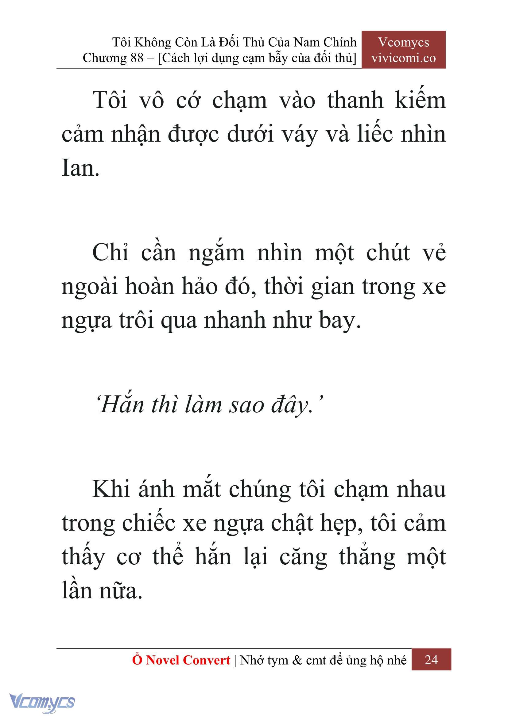 [Novel] Tôi Không Còn Là Đối Thủ Của Nam Chính Chap 88 - Trang 2