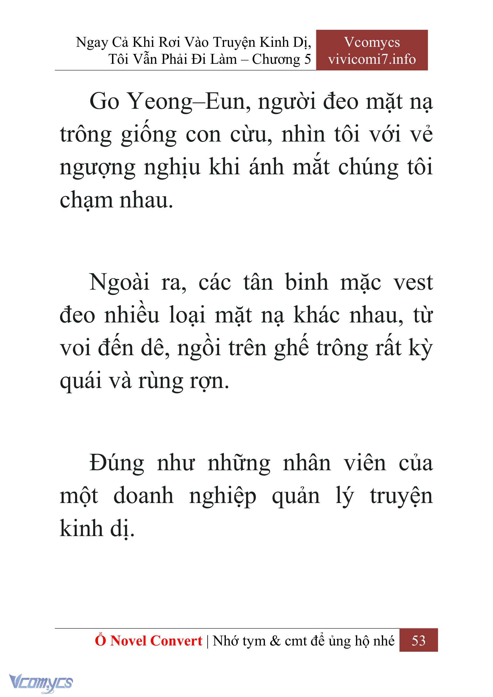 [Novel] Ngay Cả Khi Rơi Vào Truyện Kinh Dị, Tôi Vẫn Phải Đi Làm Chap 5 - Trang 2