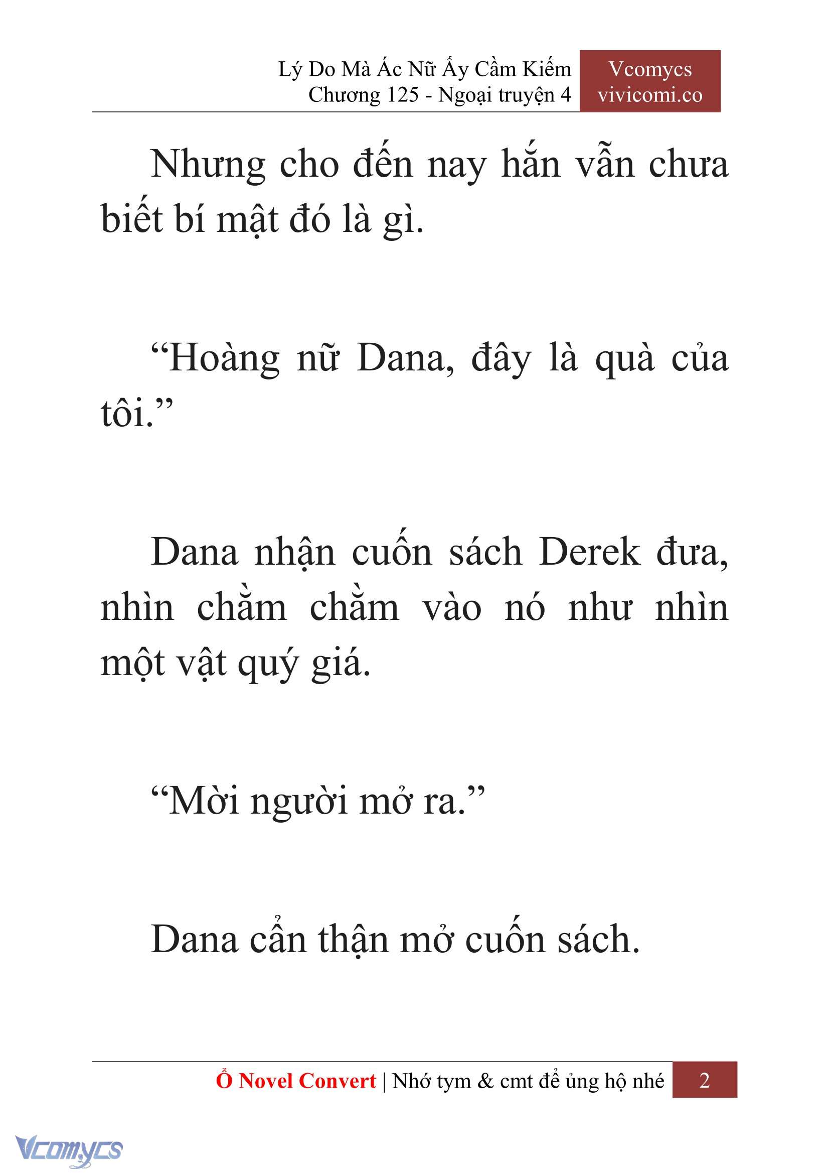 [Novel] Lý Do Mà Ác Nữ Ấy Cầm Kiếm Chap 125 - Trang 2