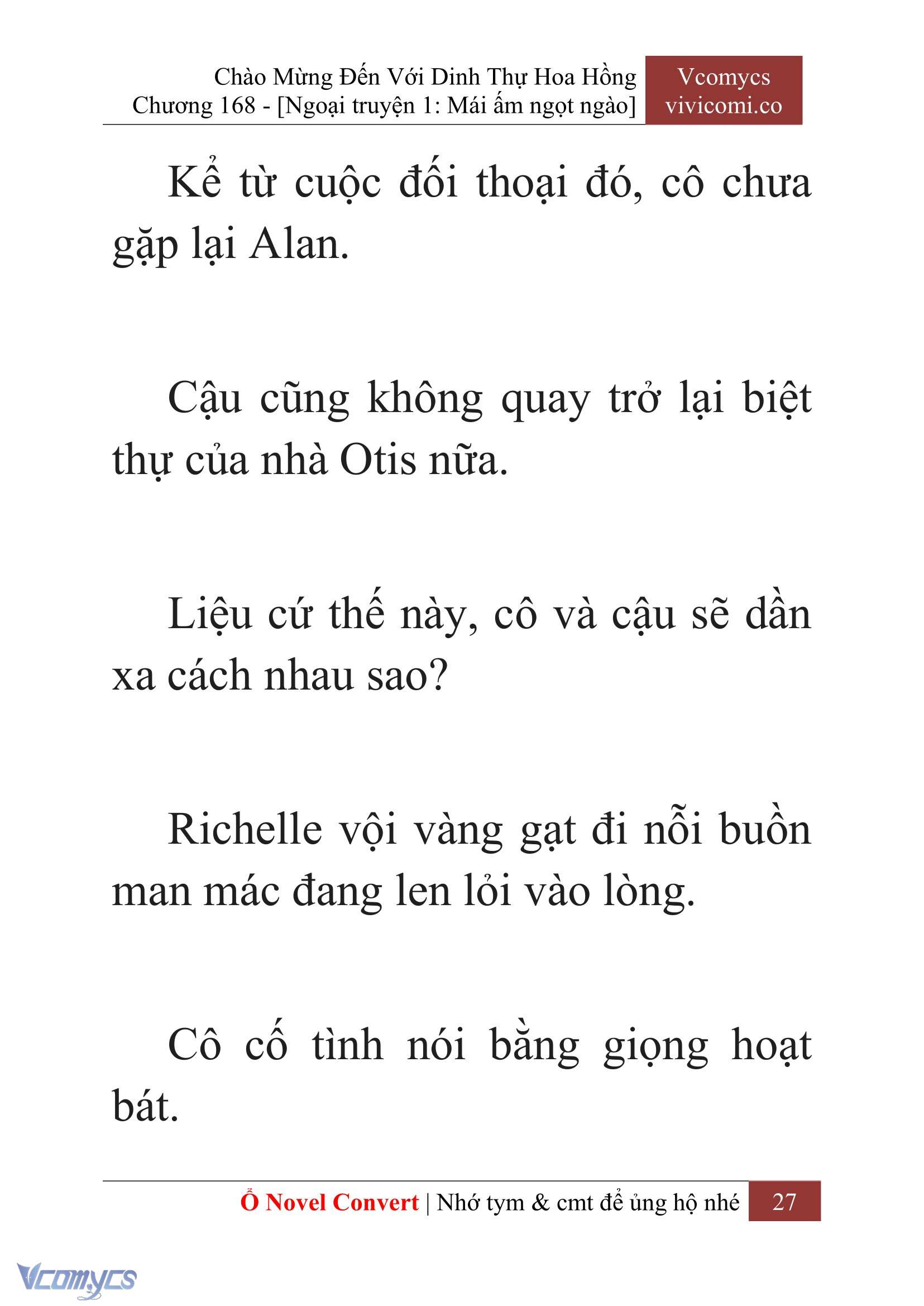 [Novel] Chào Mừng Đến Với Dinh Thự Hoa Hồng Chap 168 - Trang 2