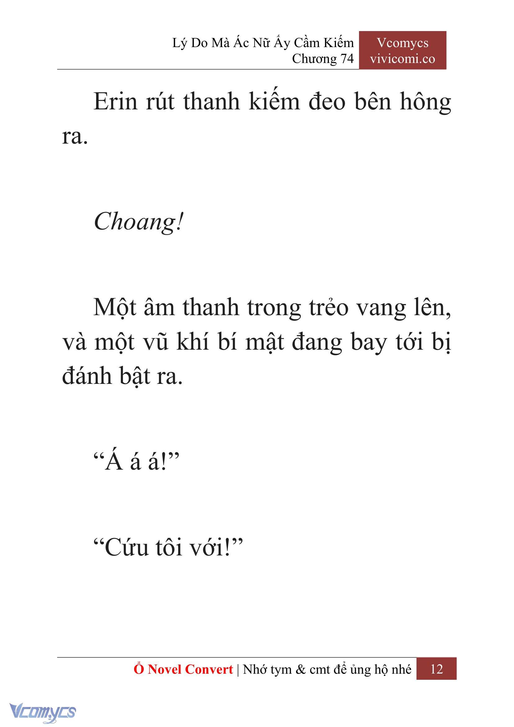 [Novel] Lý Do Mà Ác Nữ Ấy Cầm Kiếm Chap 74 - Trang 2