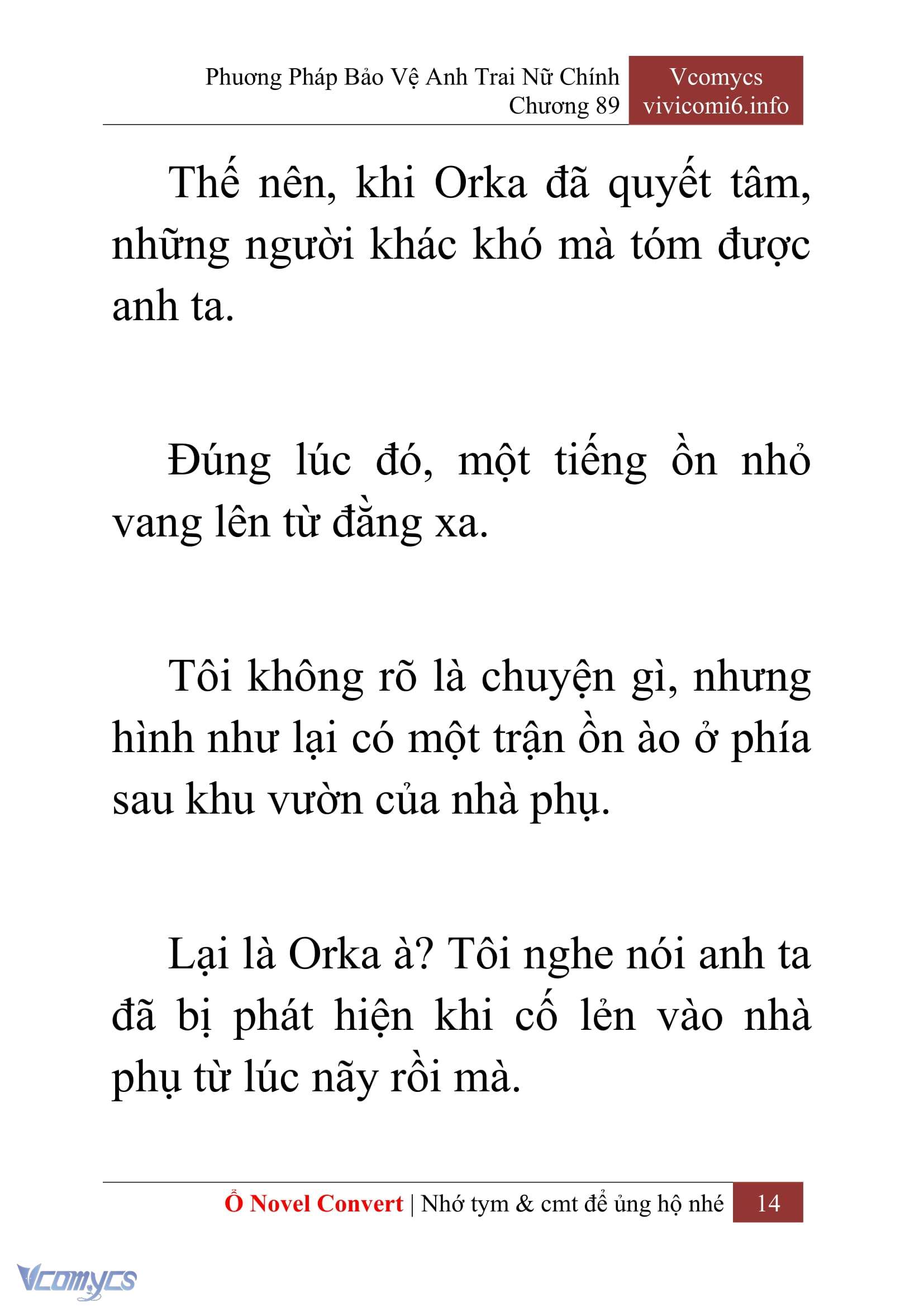 [Novel] Phương Pháp Bảo Vệ Anh Trai Nữ Chính Chap 89 - Trang 2