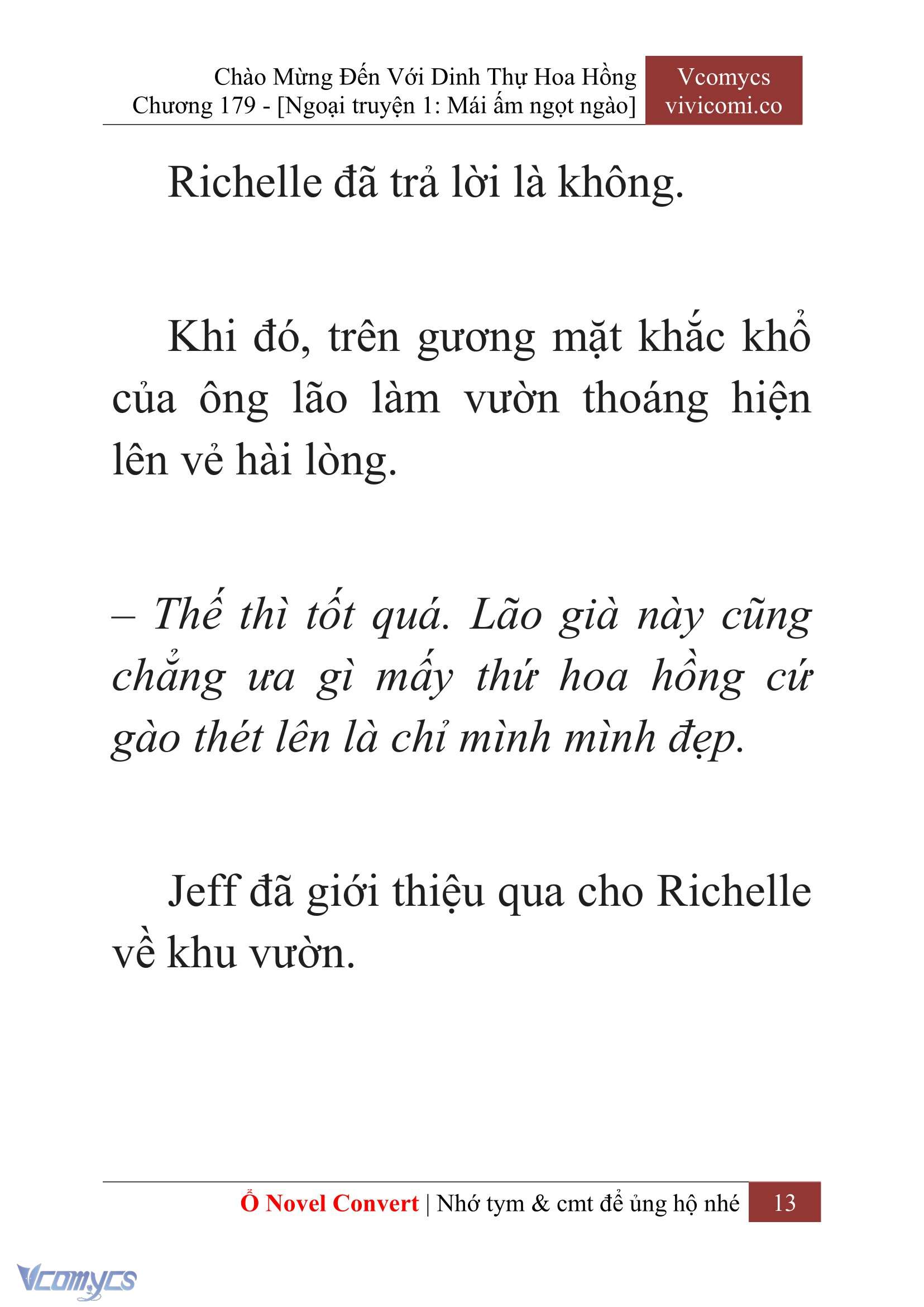 [Novel] Chào Mừng Đến Với Dinh Thự Hoa Hồng Chap 179 - Trang 2