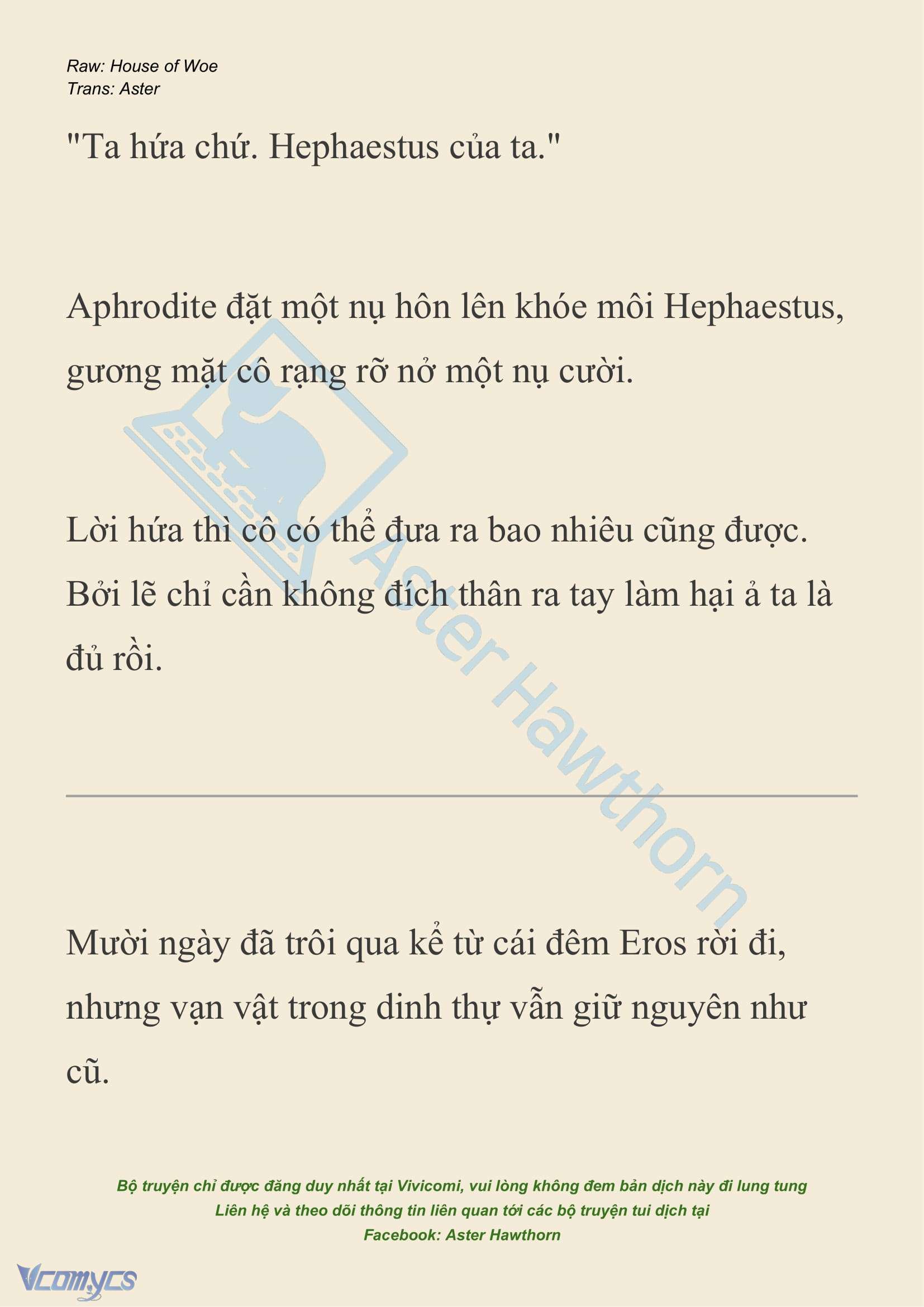 [NOVEL] Dành Cho Các Nữ Thần: Dành cho Psyche Chap 38 - Next Chap 39