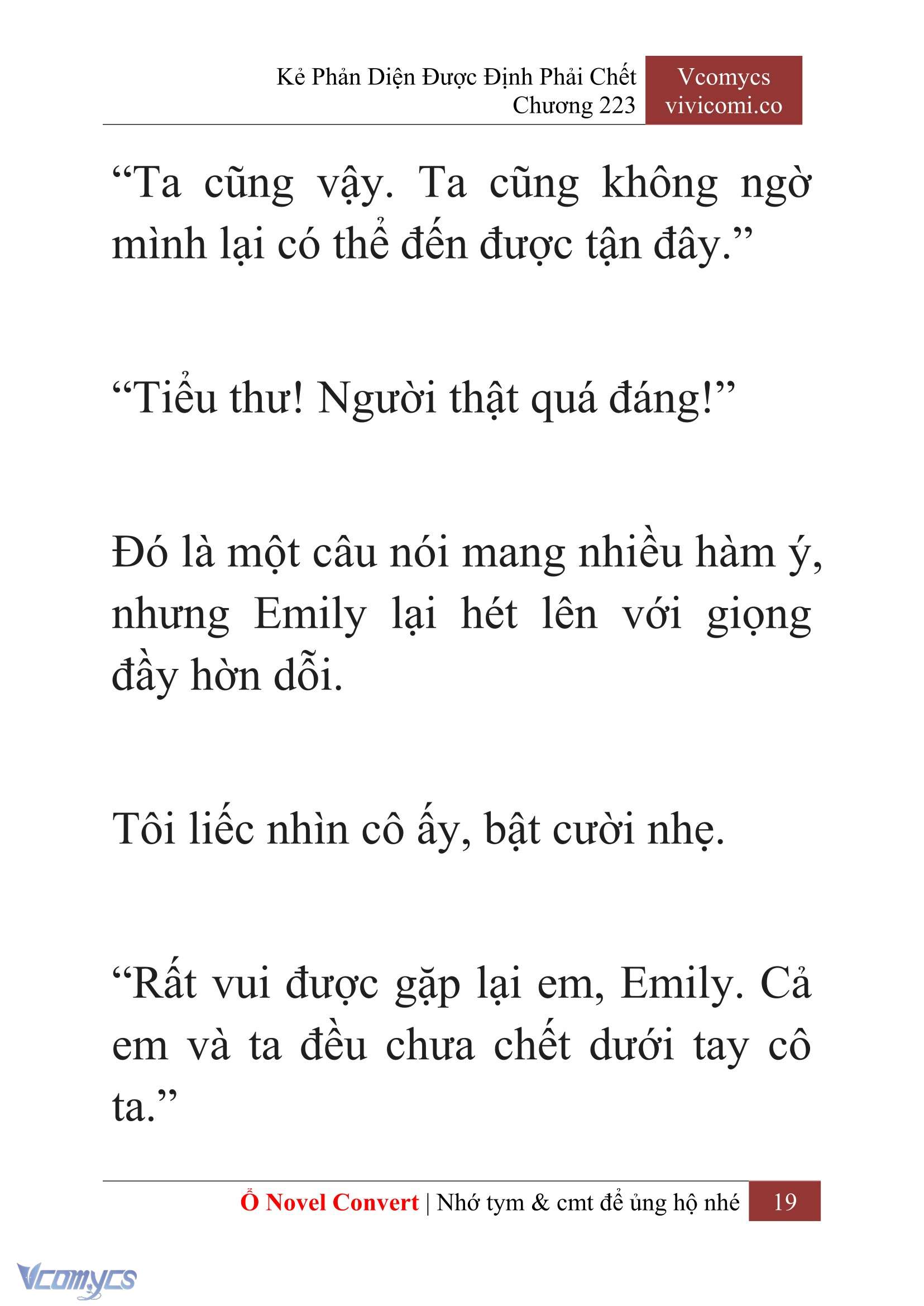 [Novel] Kẻ Phản Diện Được Định Phải Chết Chap 223 - Trang 2