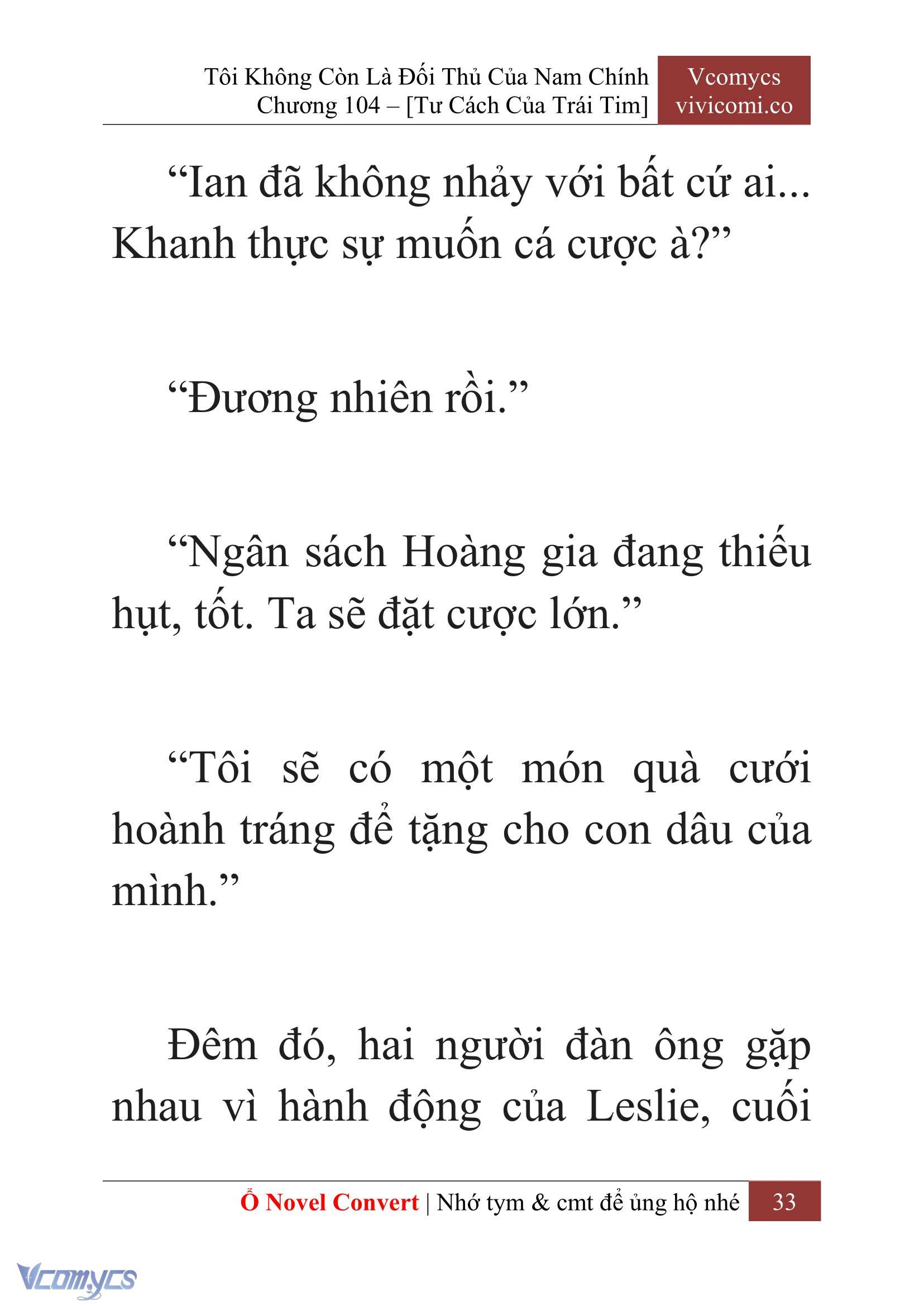 [Novel] Tôi Không Còn Là Đối Thủ Của Nam Chính Chap 104 - Trang 2