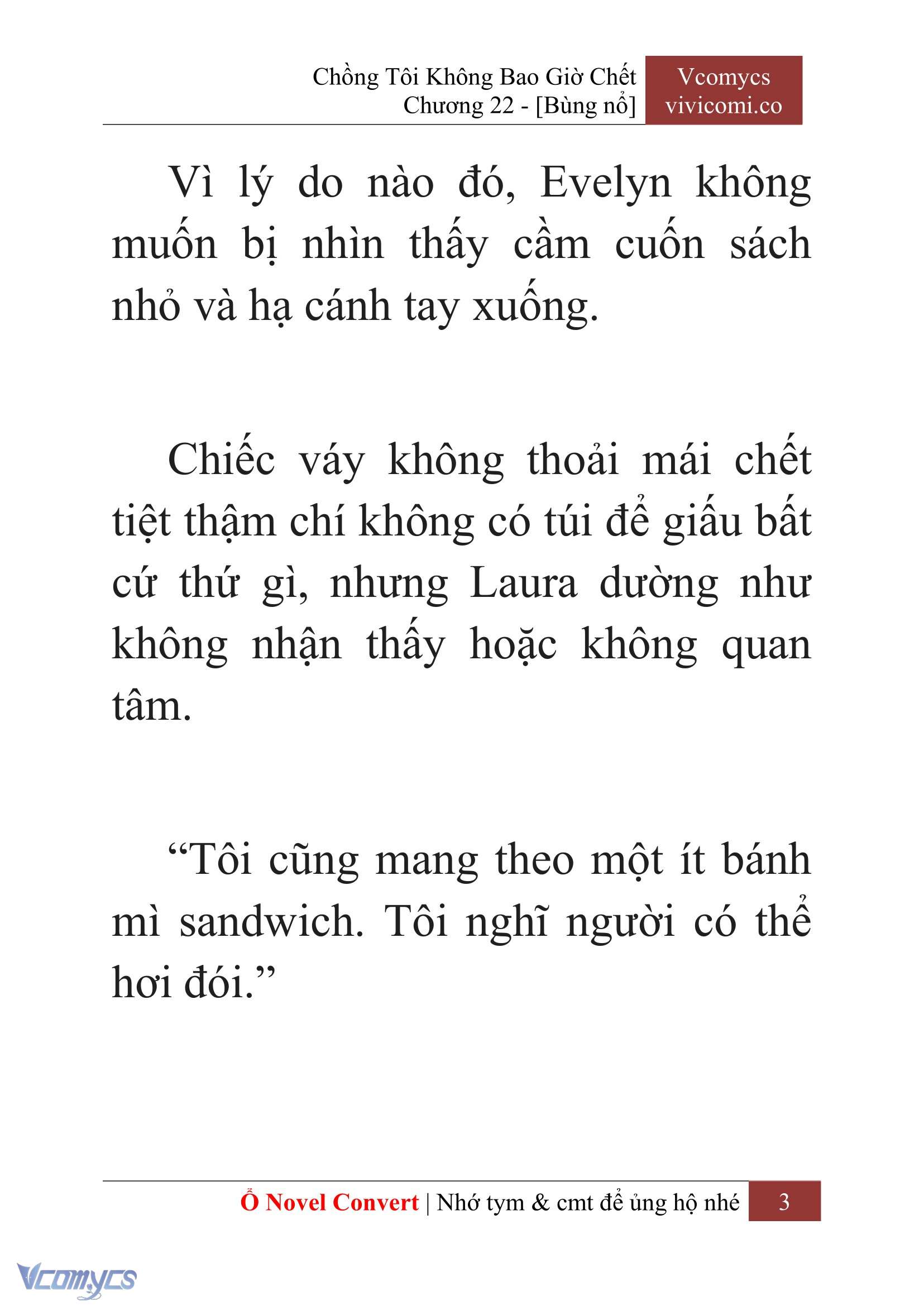 [Novel] Chồng Tôi Không Bao Giờ Chết Chap 22 - Trang 2