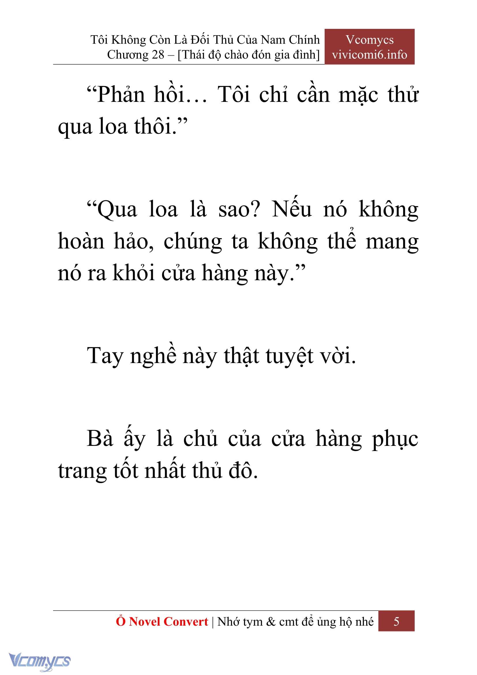 [Novel] Tôi Không Còn Là Đối Thủ Của Nam Chính Chap 28 - Trang 2