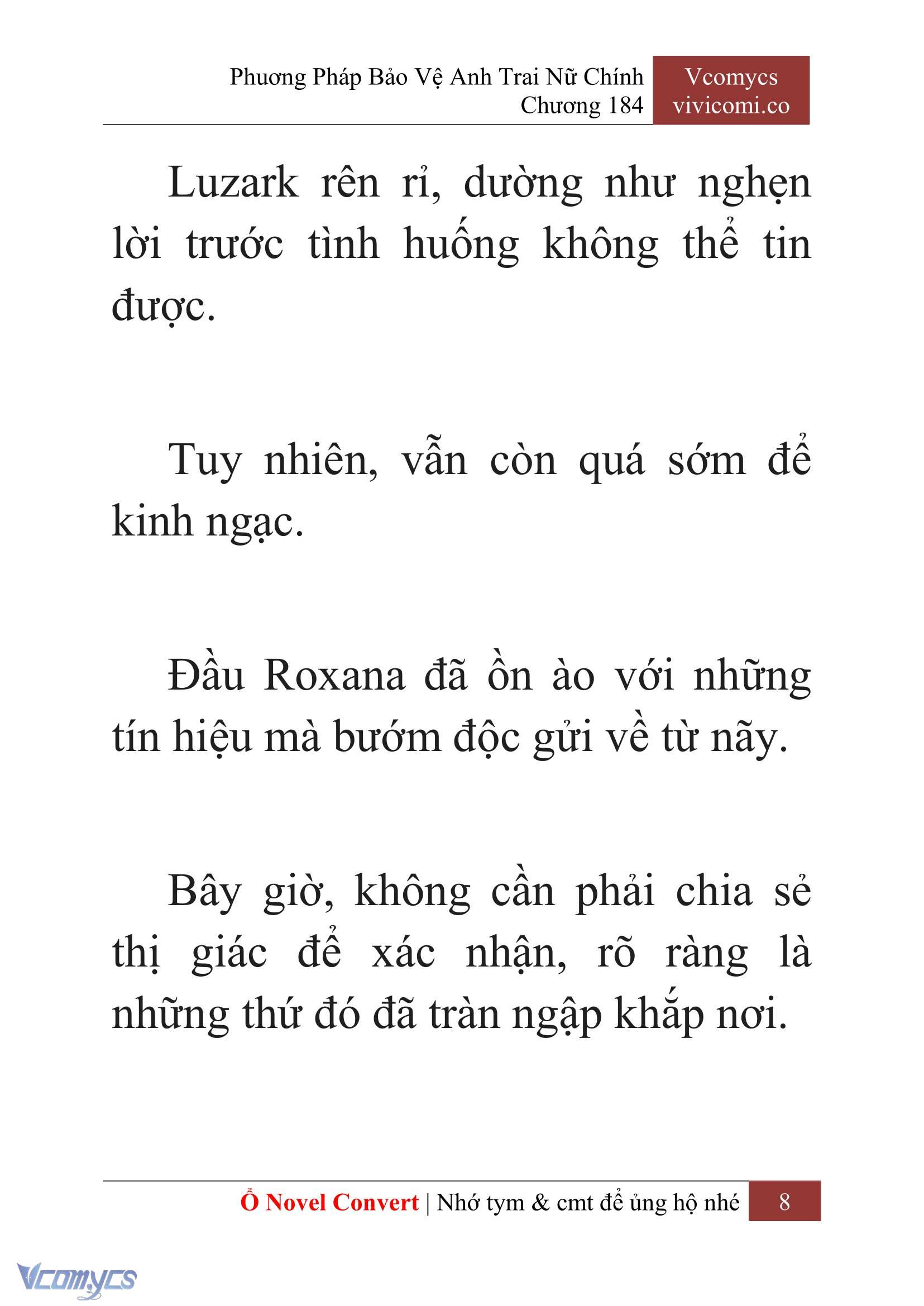 [Novel] Phương Pháp Bảo Vệ Anh Trai Nữ Chính Chap 184 - Trang 2