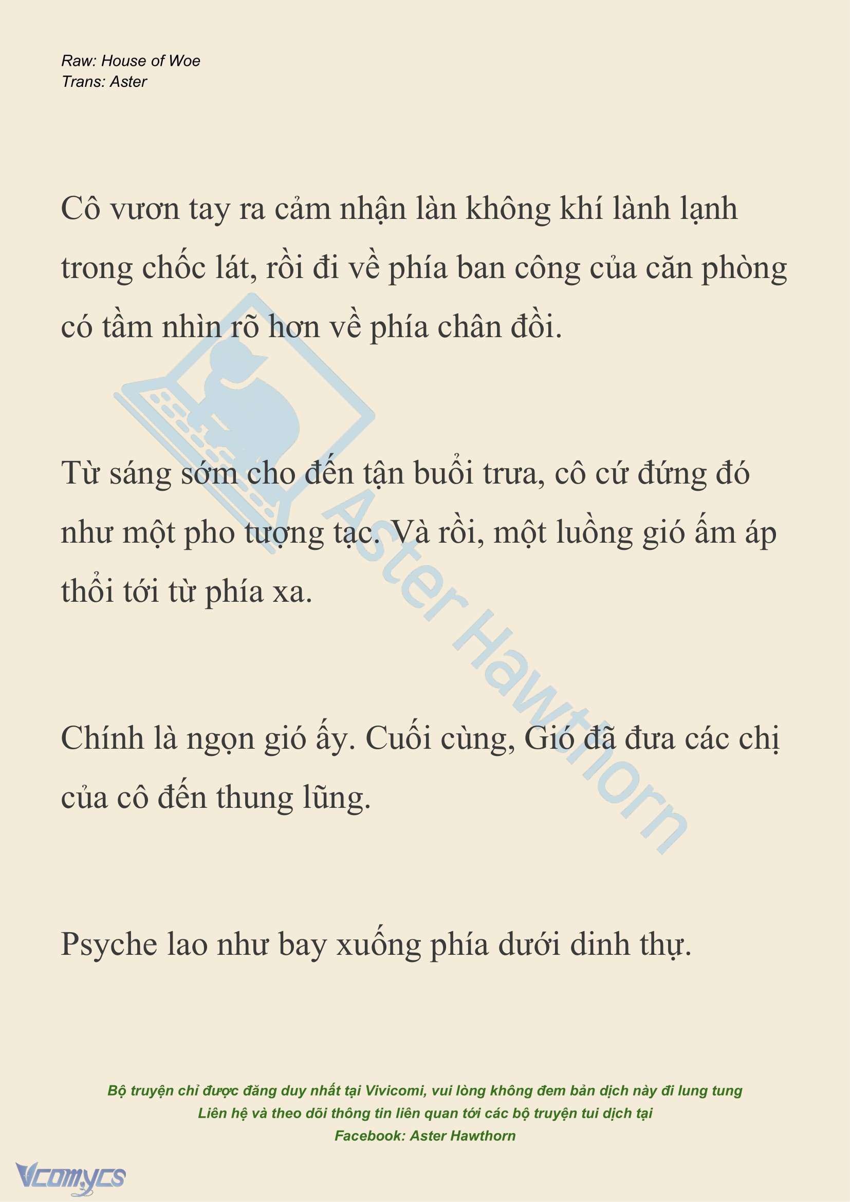 [NOVEL] Dành Cho Các Nữ Thần: Dành cho Psyche Chap 30 - Trang 2