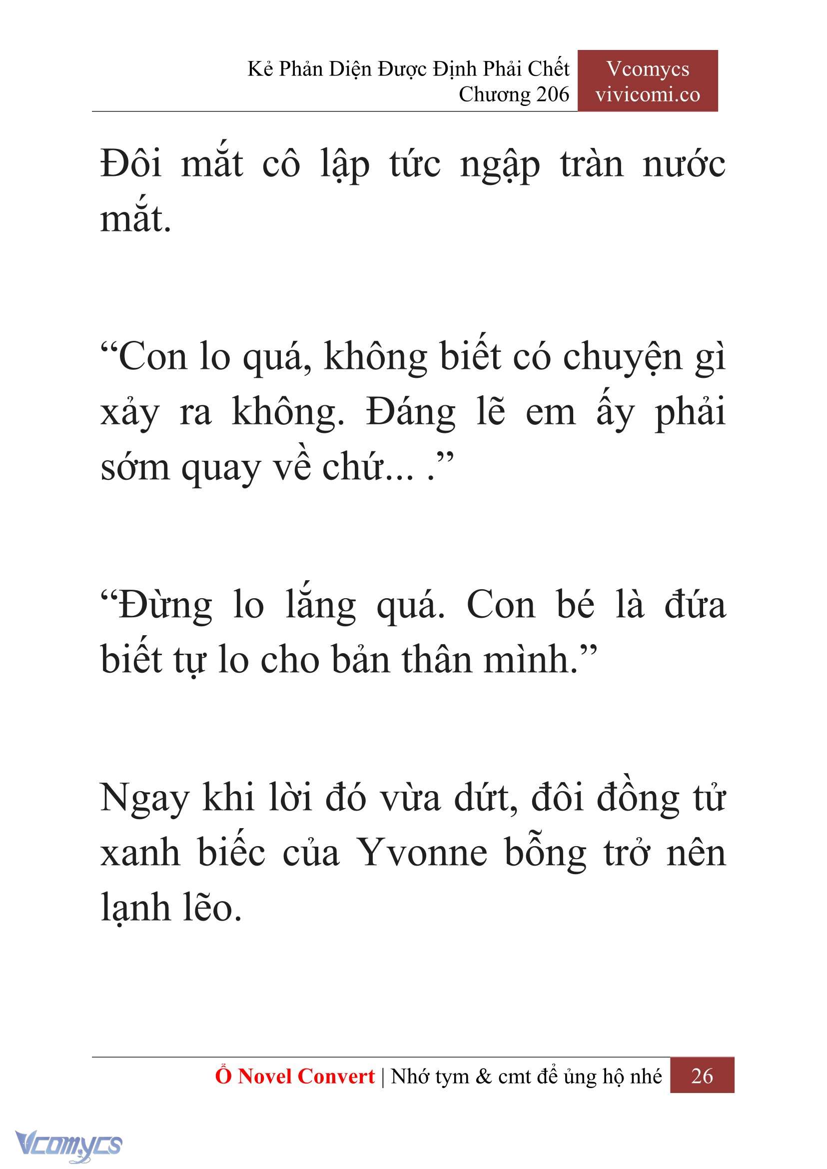 [Novel] Kẻ Phản Diện Được Định Phải Chết Chap 206 - Trang 2