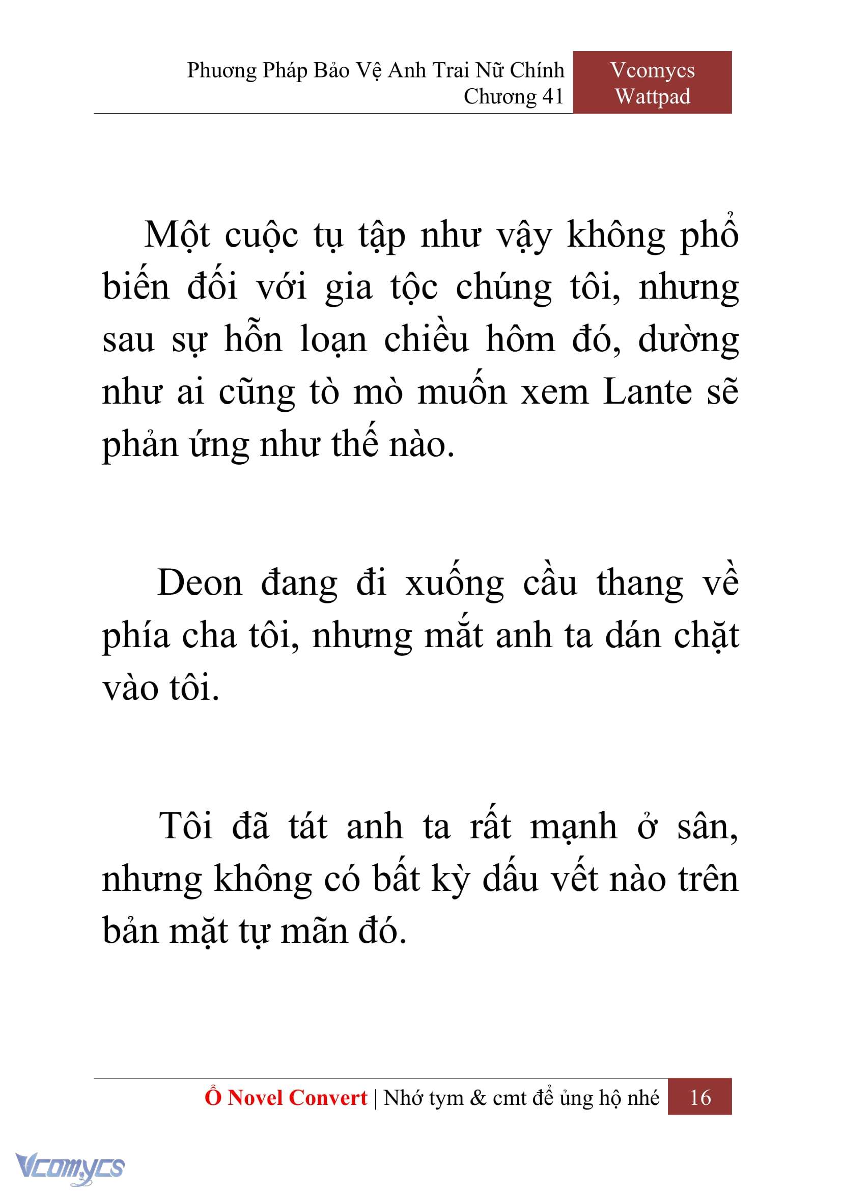 [Novel] Phương Pháp Bảo Vệ Anh Trai Nữ Chính Chap 41 - Trang 2
