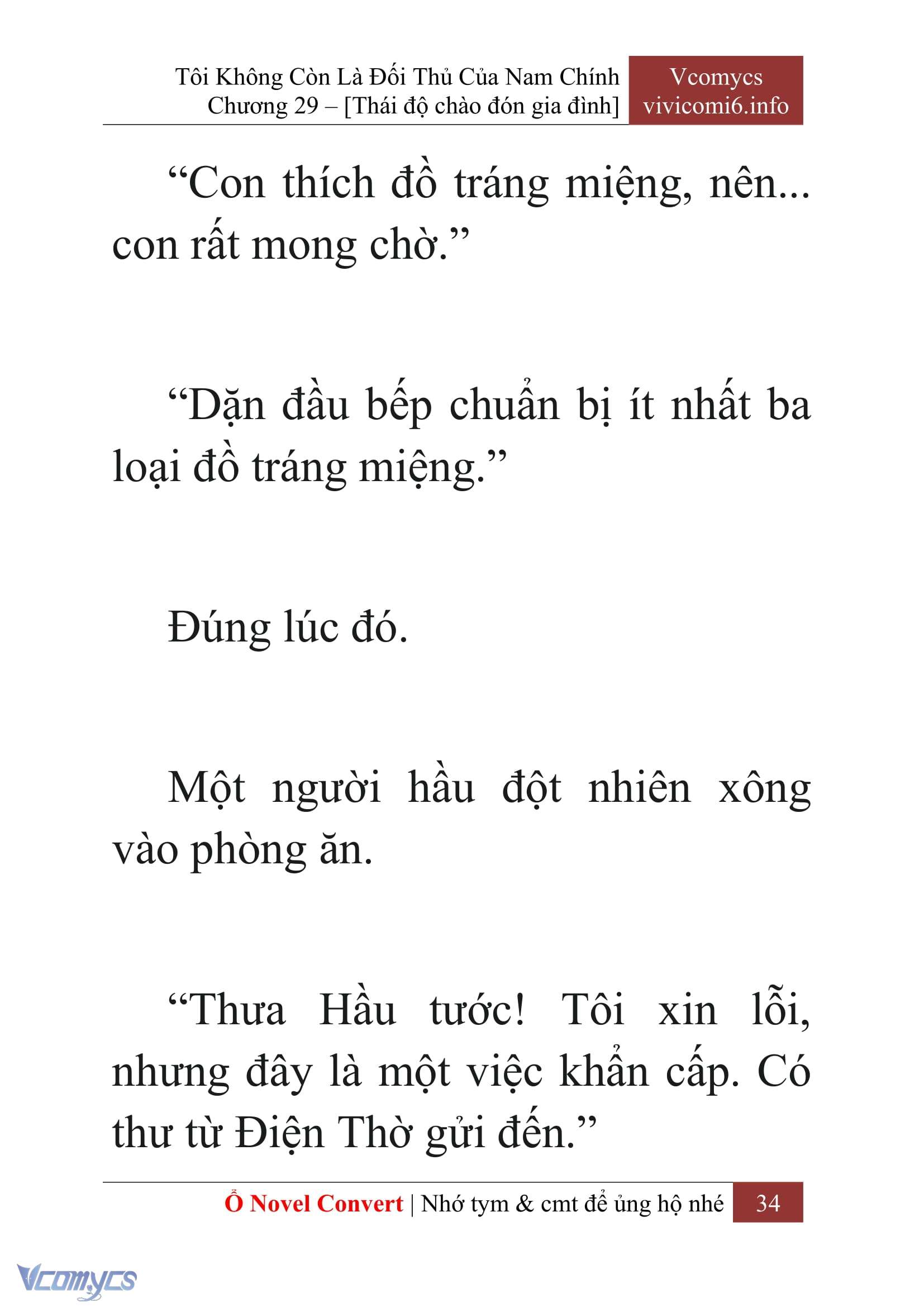 [Novel] Tôi Không Còn Là Đối Thủ Của Nam Chính Chap 29 - Trang 2