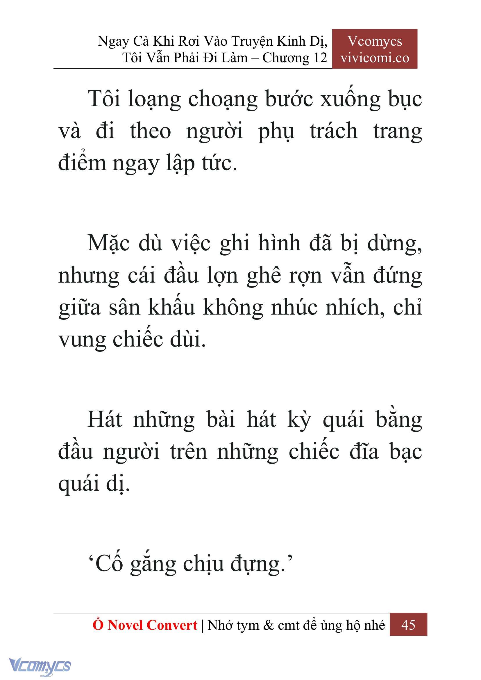 [Novel] Ngay Cả Khi Rơi Vào Truyện Kinh Dị, Tôi Vẫn Phải Đi Làm Chap 12 - Trang 2