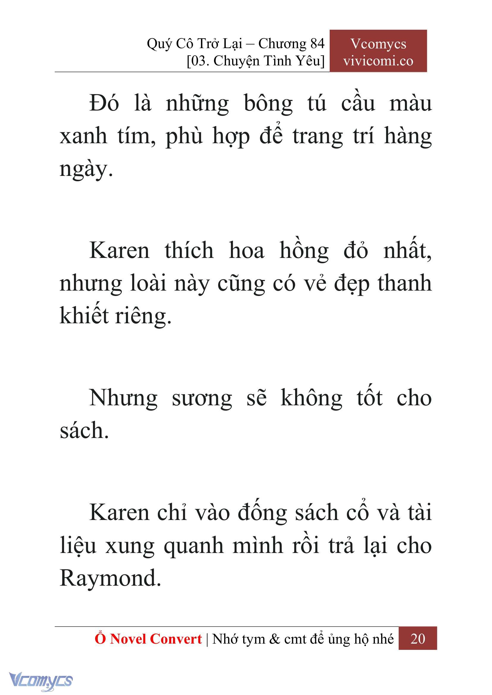 [Novel] Quý Cô Trở Lại Chap 84 - Trang 2