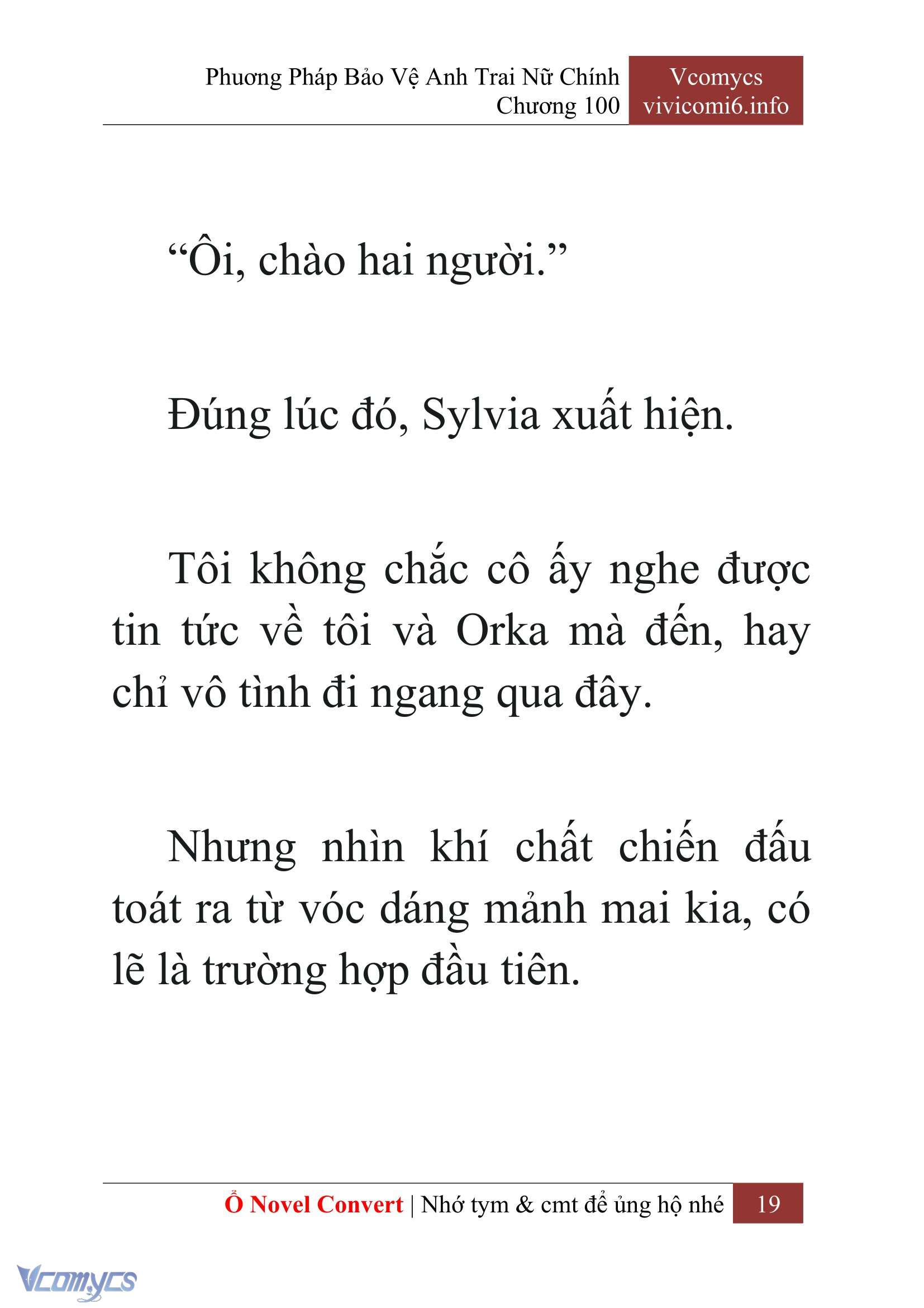 [Novel] Phương Pháp Bảo Vệ Anh Trai Nữ Chính Chap 100 - Trang 2