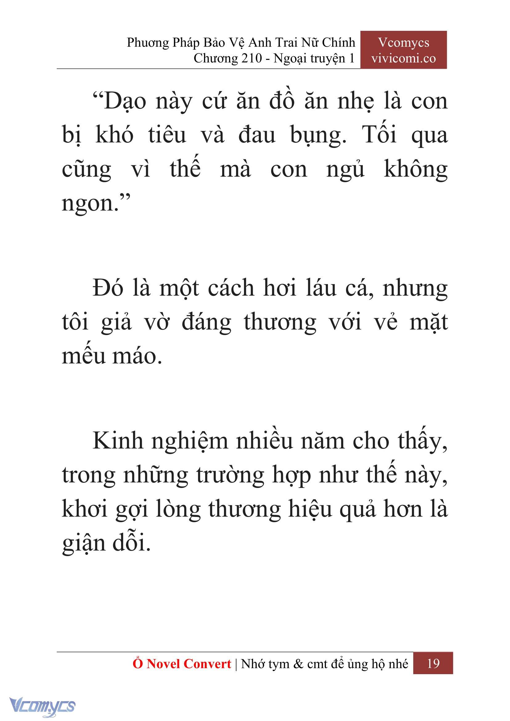[Novel] Phương Pháp Bảo Vệ Anh Trai Nữ Chính Chap 210 - Trang 2