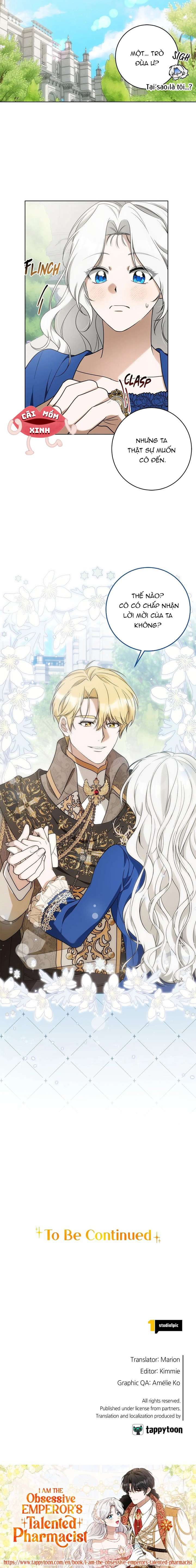 Nữ Dược Sư Của Vị Hoàng Đế Si Tình Chap 18 - Trang 2