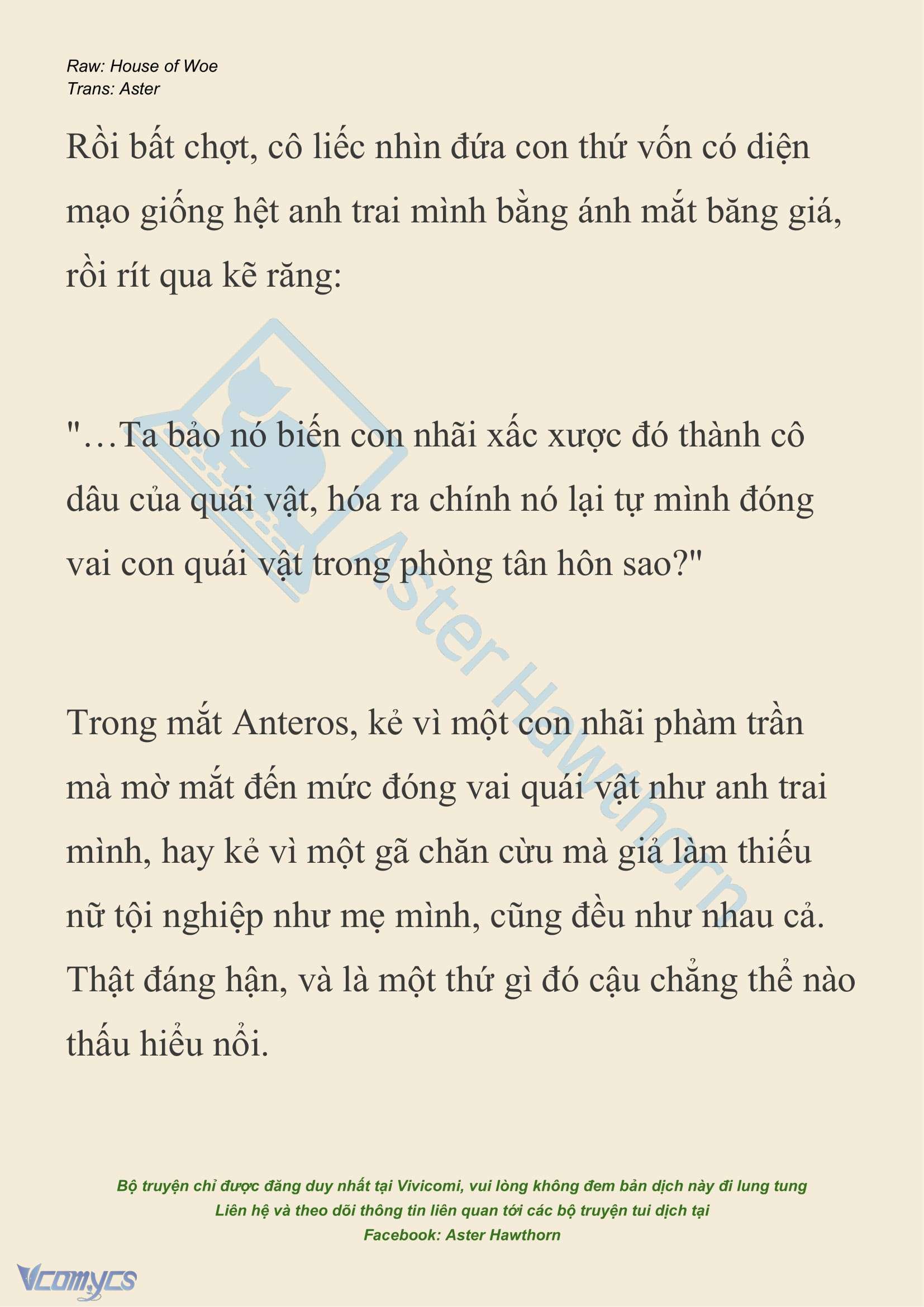[NOVEL] Dành Cho Các Nữ Thần: Dành cho Psyche Chap 36 - Trang 2