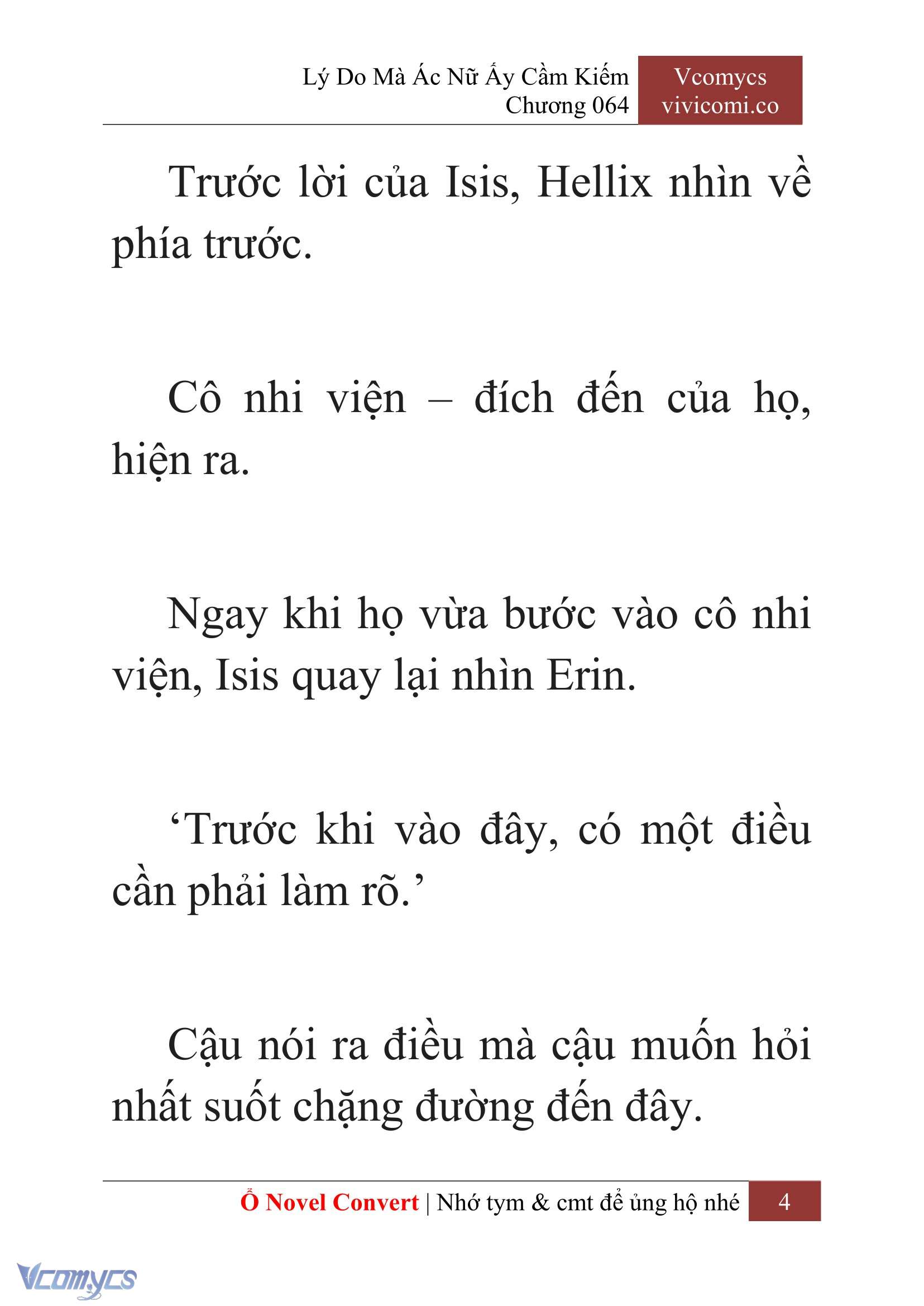[Novel] Lý Do Mà Ác Nữ Ấy Cầm Kiếm Chap 64 - Trang 2