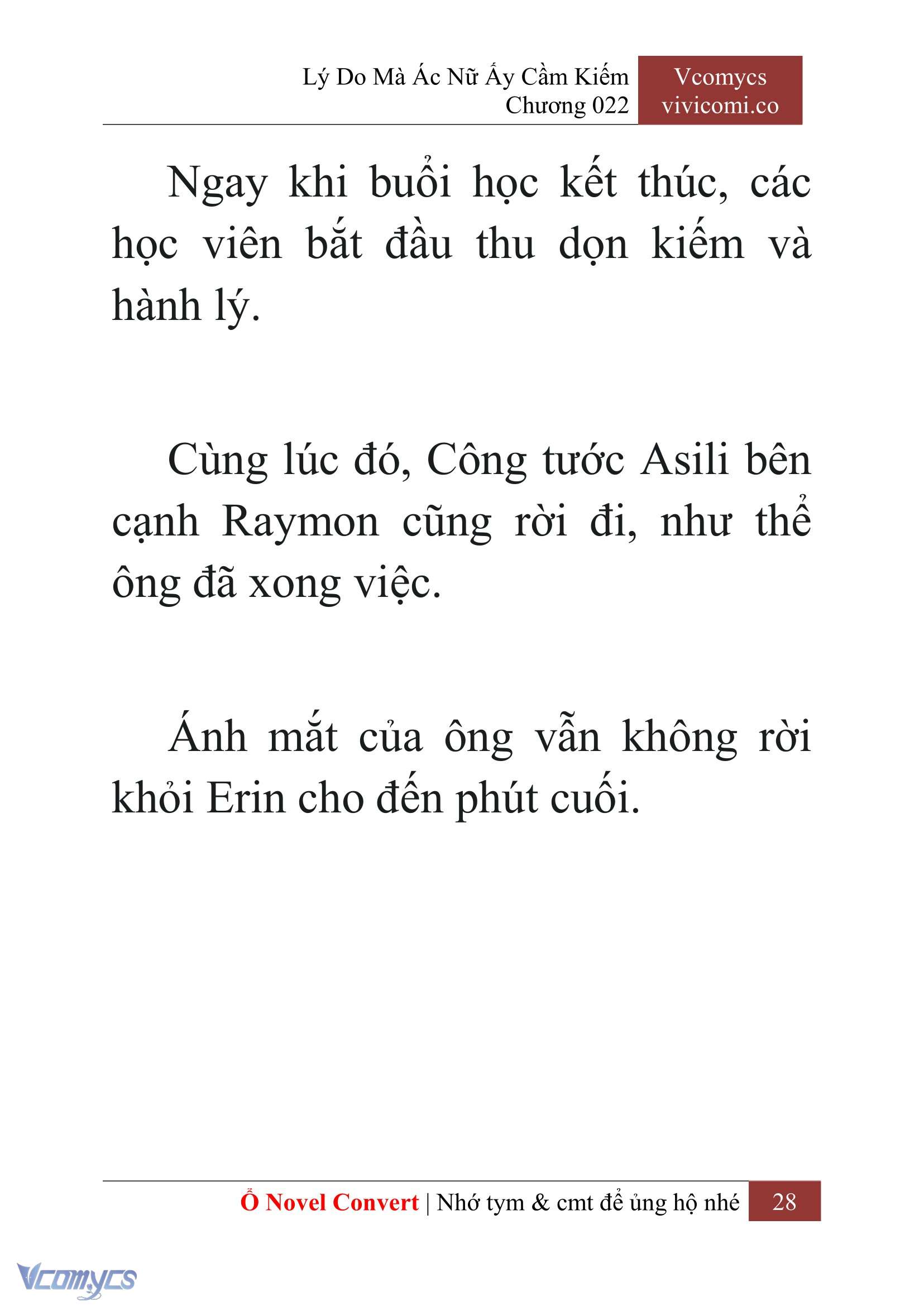 [Novel] Lý Do Mà Ác Nữ Ấy Cầm Kiếm Chap 22 - Trang 2