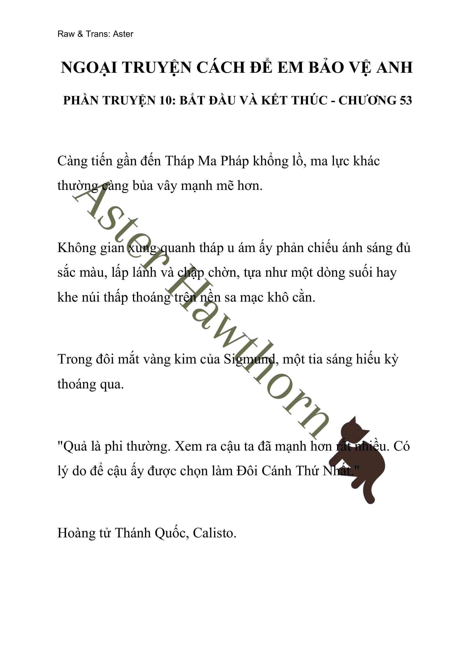 [NOVEL] Ngoại Truyện Cách Để Em Bảo Vệ Anh Chap 53 - Trang 2