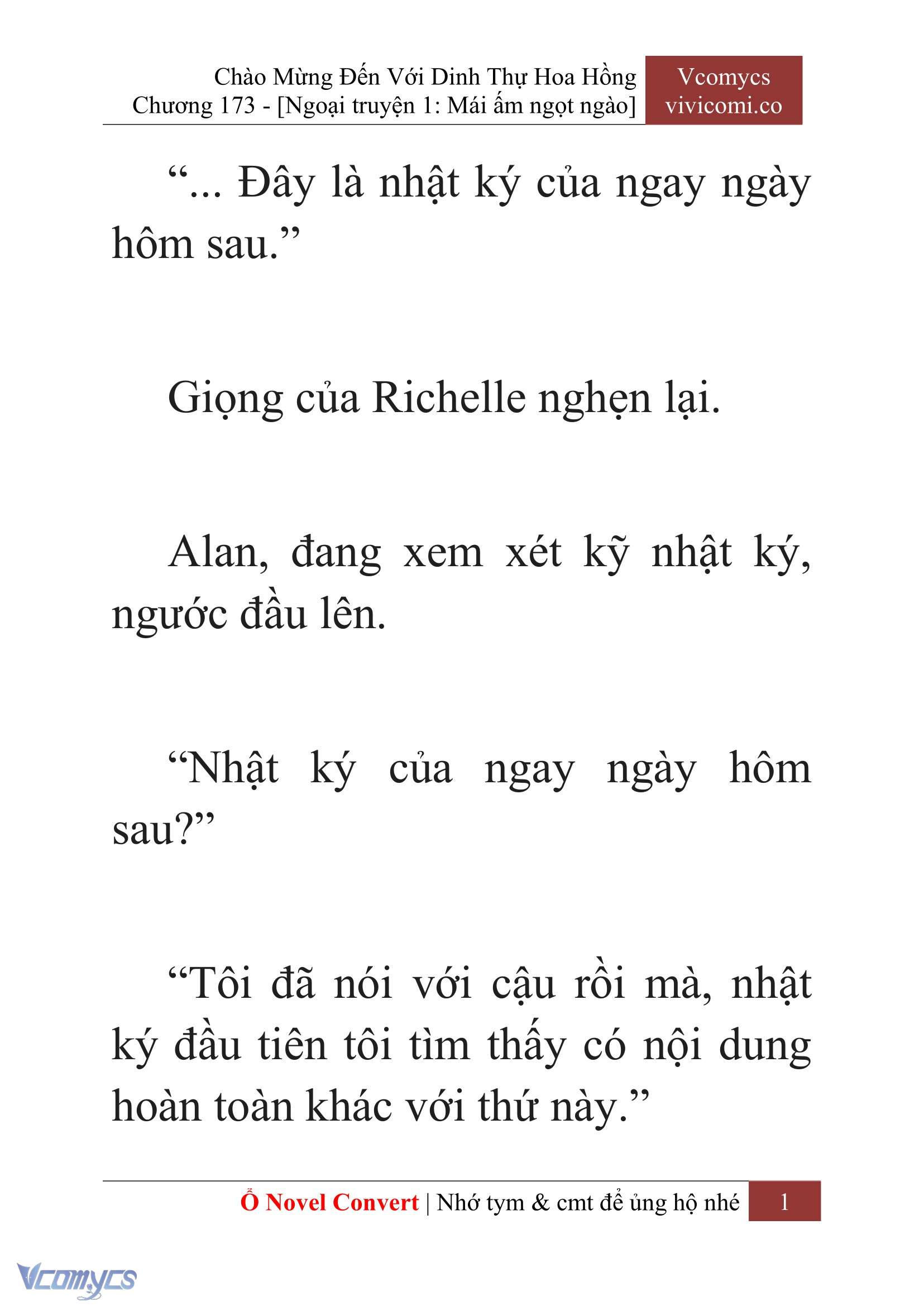 [Novel] Chào Mừng Đến Với Dinh Thự Hoa Hồng Chap 173 - Trang 2
