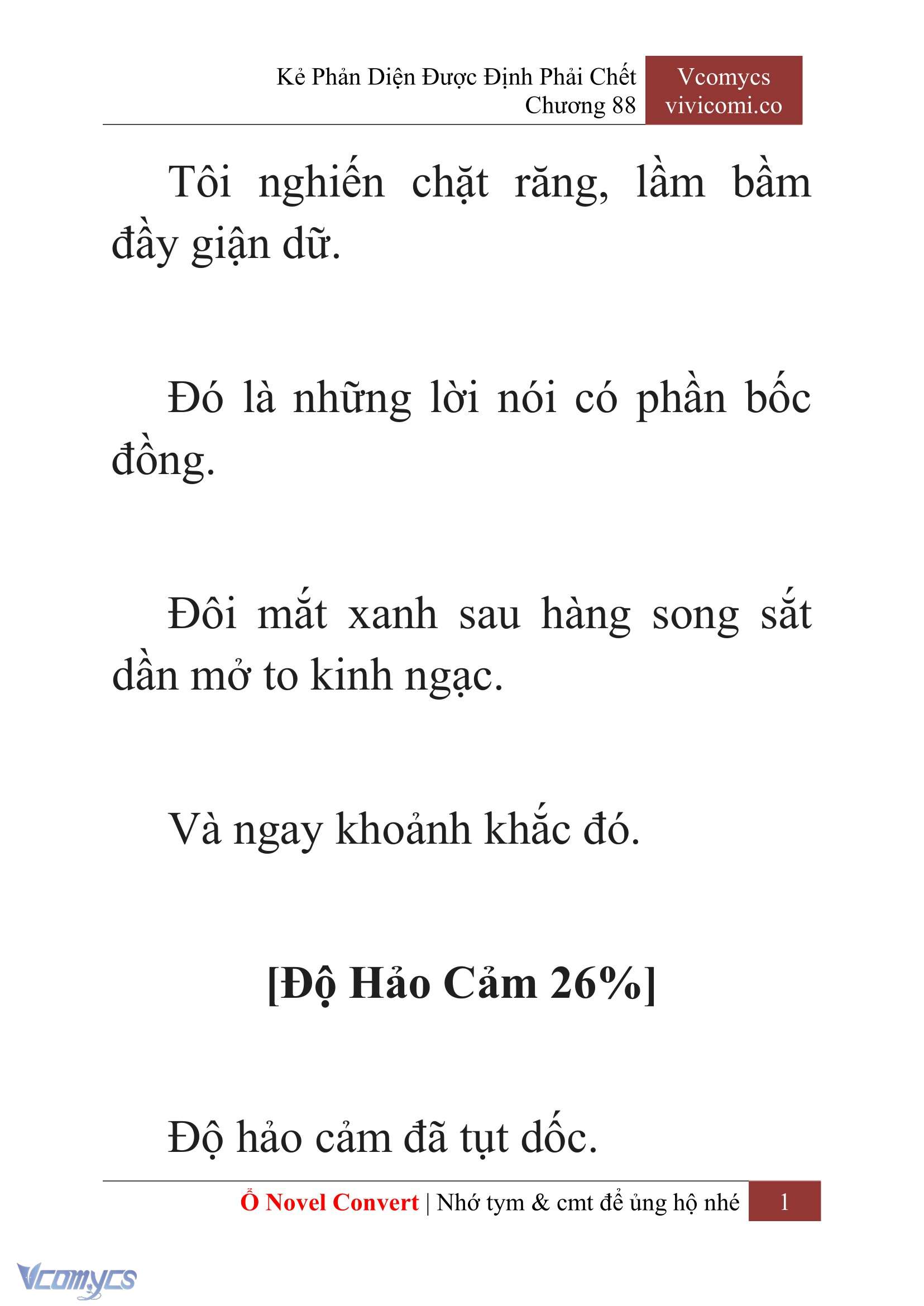 [Novel] Kẻ Phản Diện Được Định Phải Chết Chap 88 - Trang 2