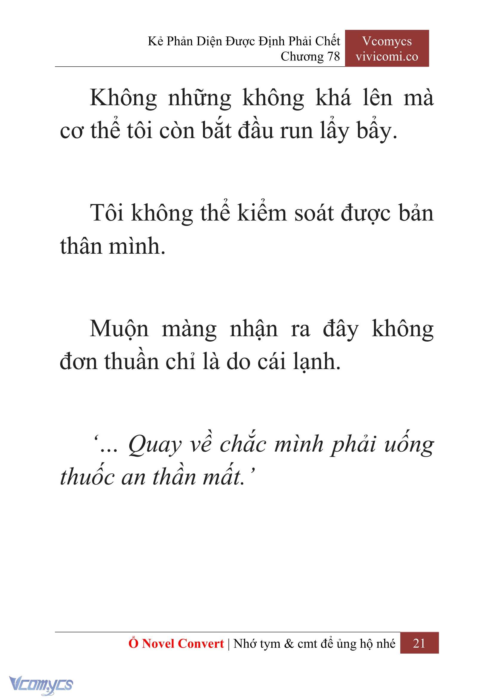 [Novel] Kẻ Phản Diện Được Định Phải Chết Chap 78 - Trang 2