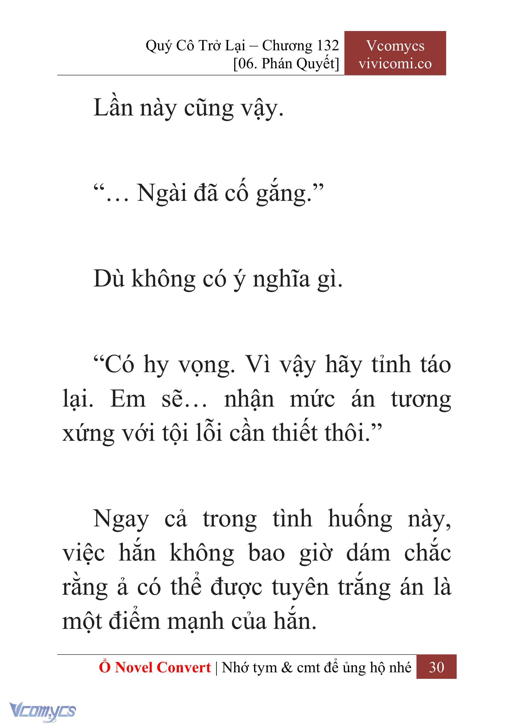 [Novel] Quý Cô Trở Lại Chap 132 - Trang 2