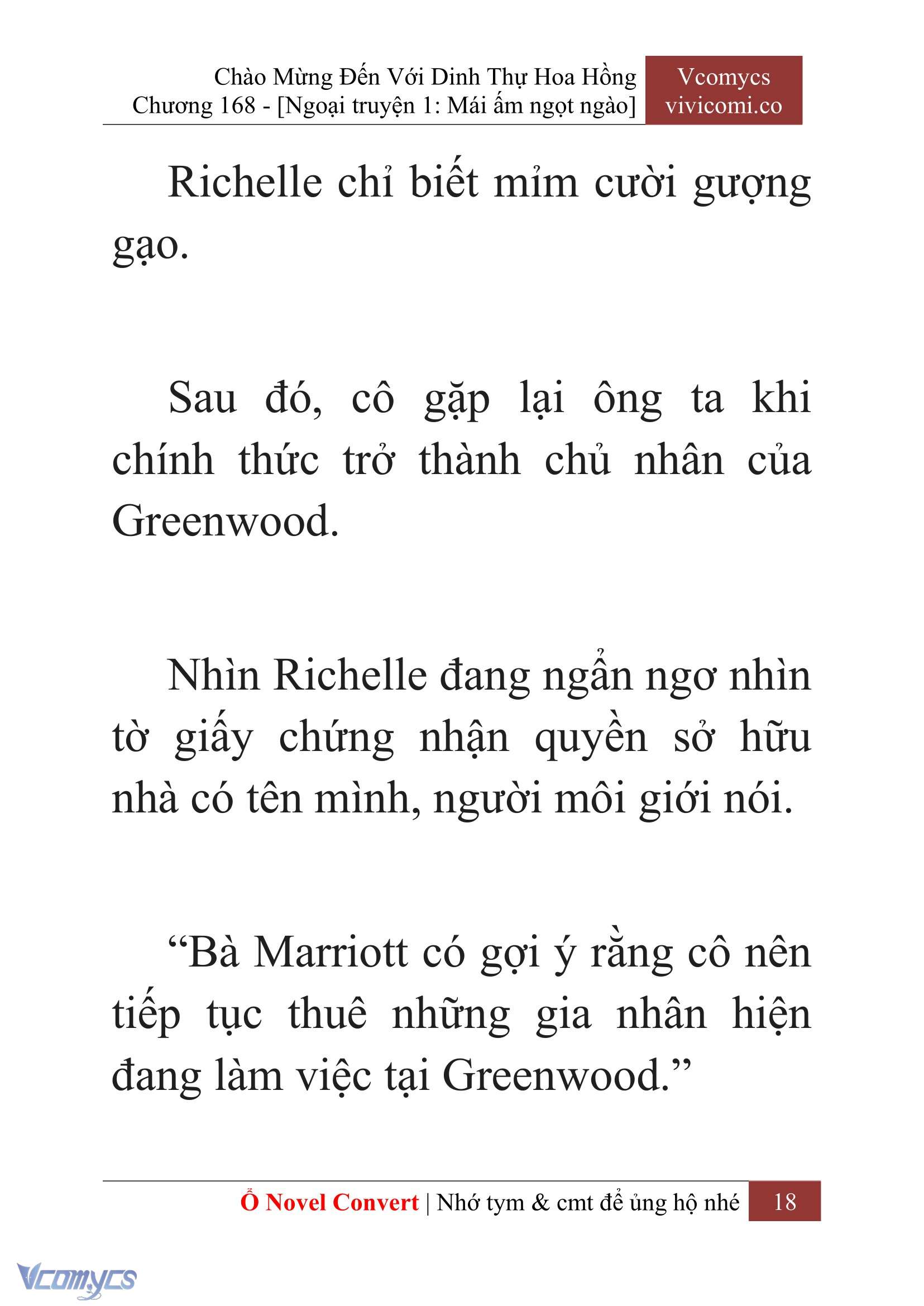 [Novel] Chào Mừng Đến Với Dinh Thự Hoa Hồng Chap 168 - Trang 2