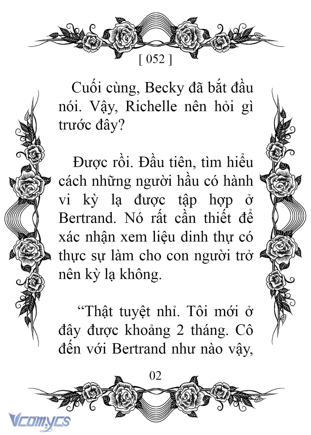 [Novel] Chào Mừng Đến Với Dinh Thự Hoa Hồng Chap 52 - Trang 2