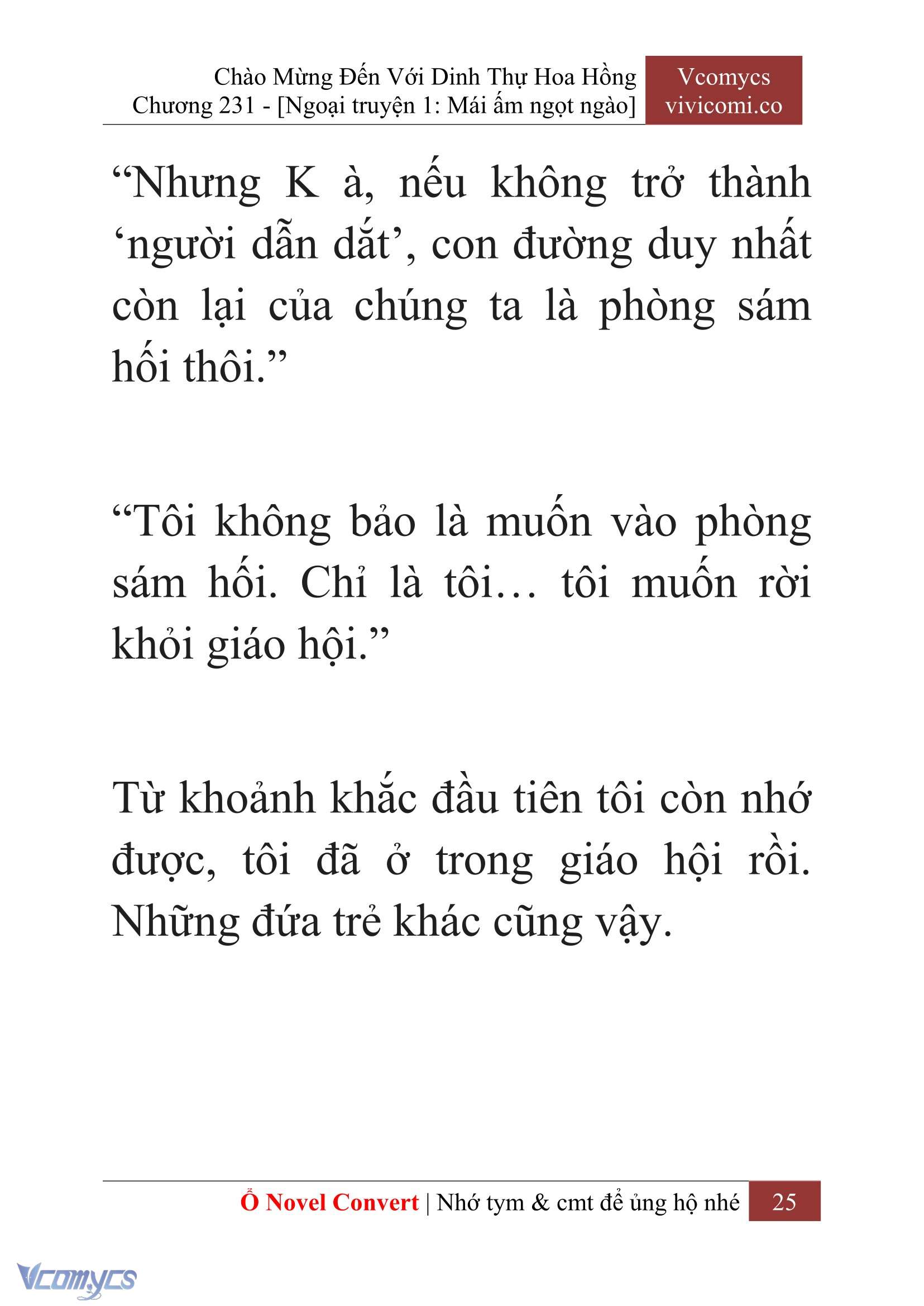[Novel] Chào Mừng Đến Với Dinh Thự Hoa Hồng Chap 231 - Trang 2