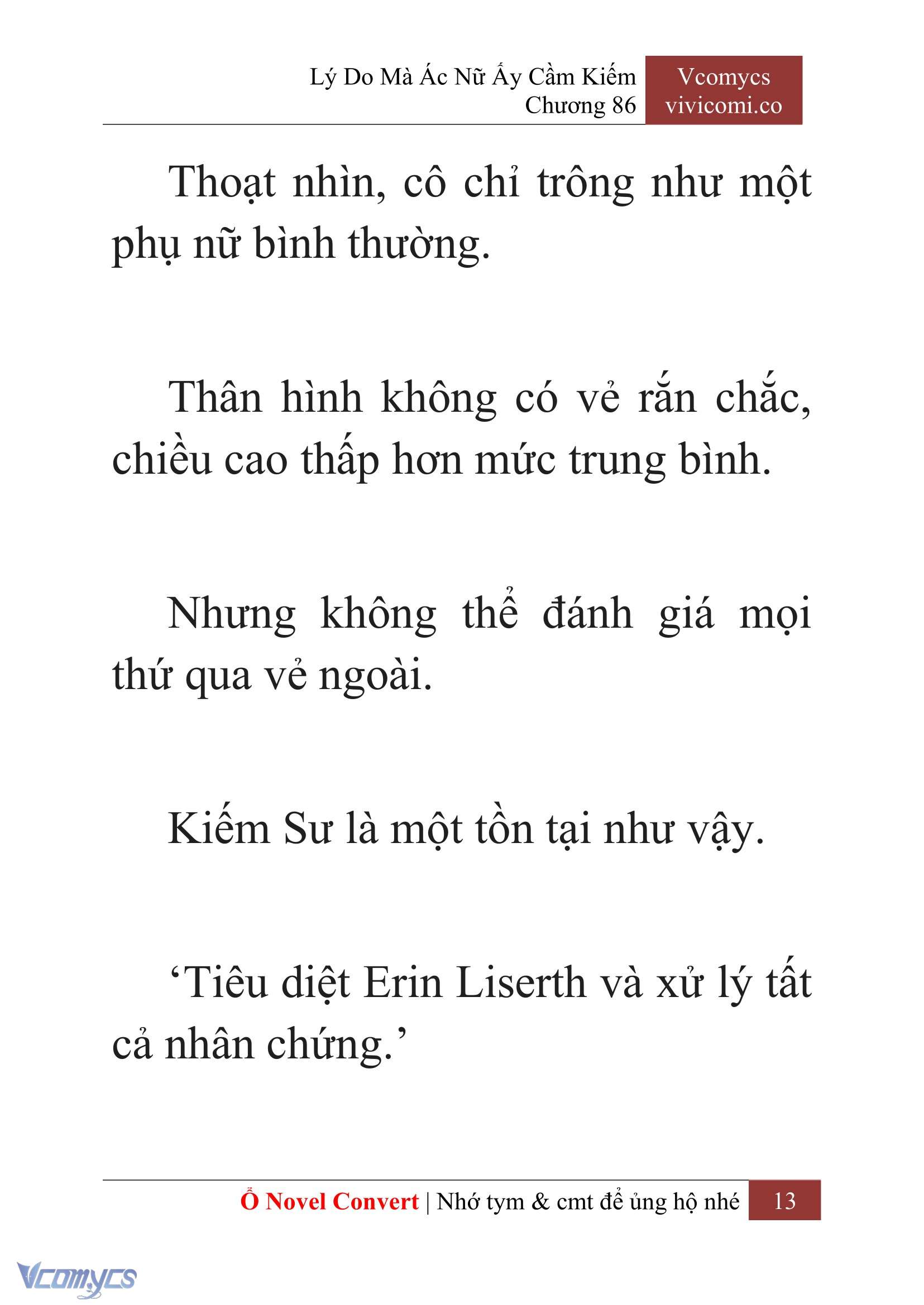 [Novel] Lý Do Mà Ác Nữ Ấy Cầm Kiếm Chap 86 - Trang 2