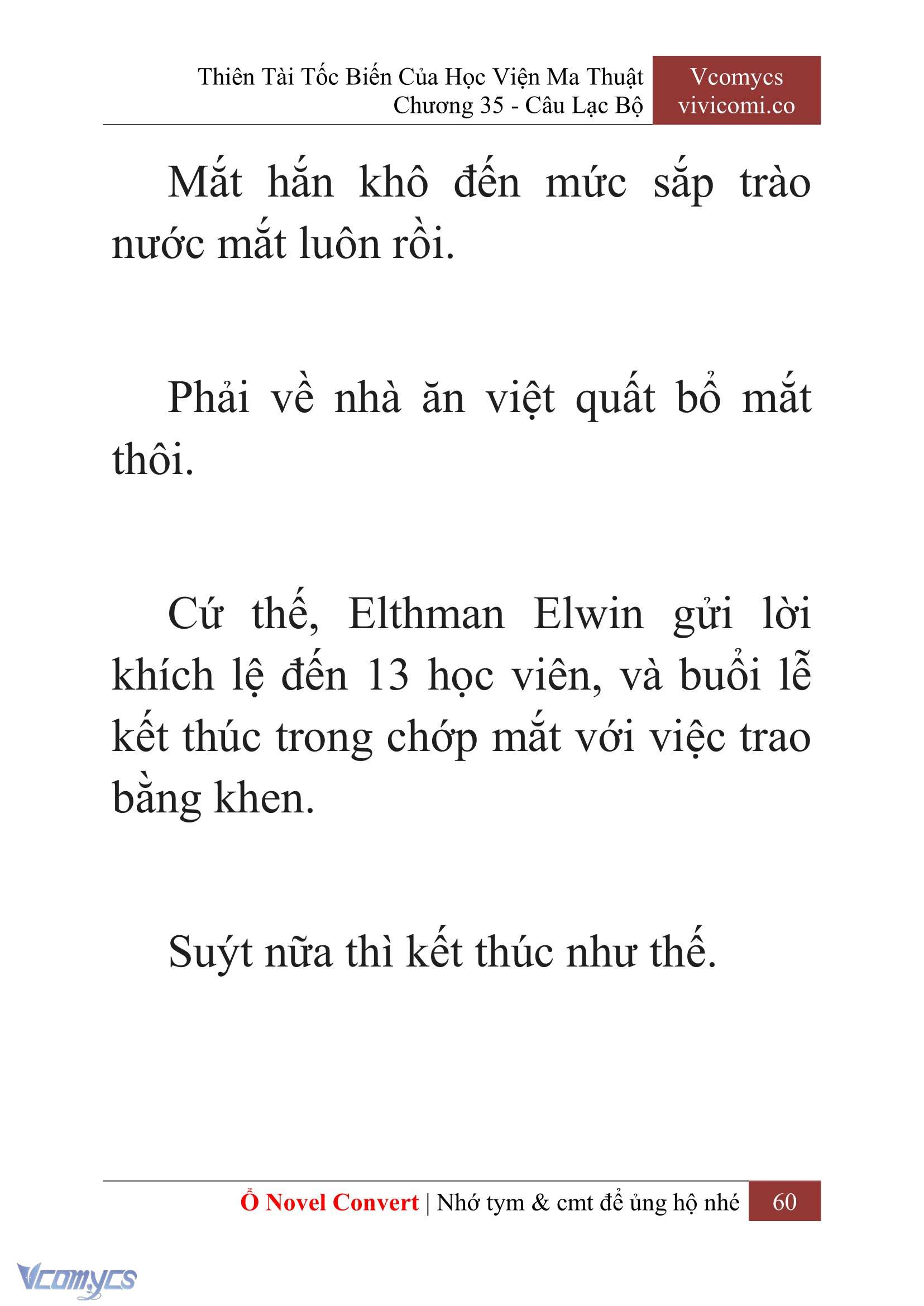 [Novel] Thiên Tài Tốc Biến Của Học Viện Ma Thuật Chap 35 - Next Chap 36
