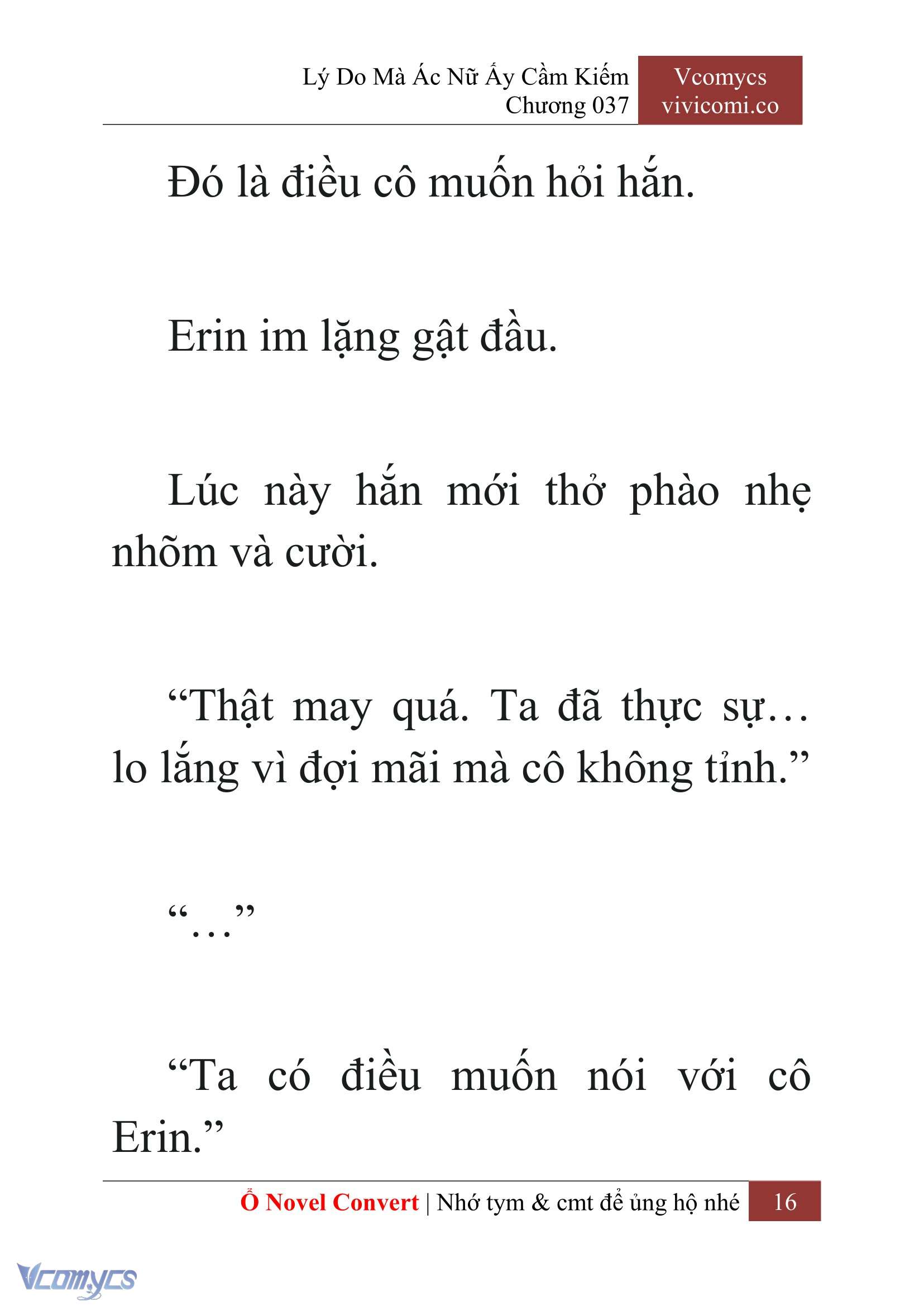 [Novel] Lý Do Mà Ác Nữ Ấy Cầm Kiếm Chap 37 - Trang 2