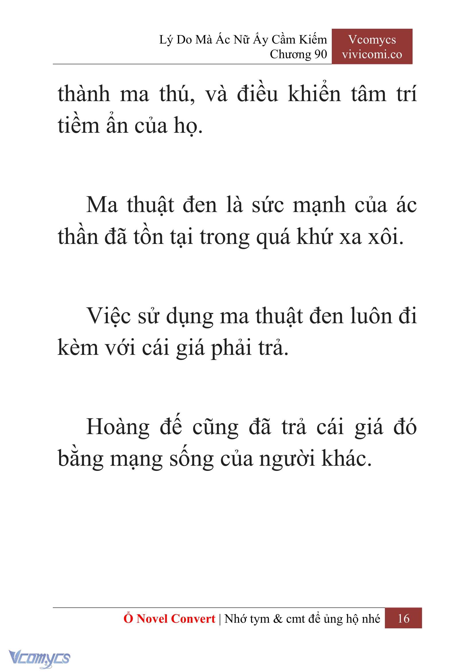 [Novel] Lý Do Mà Ác Nữ Ấy Cầm Kiếm Chap 90 - Trang 2