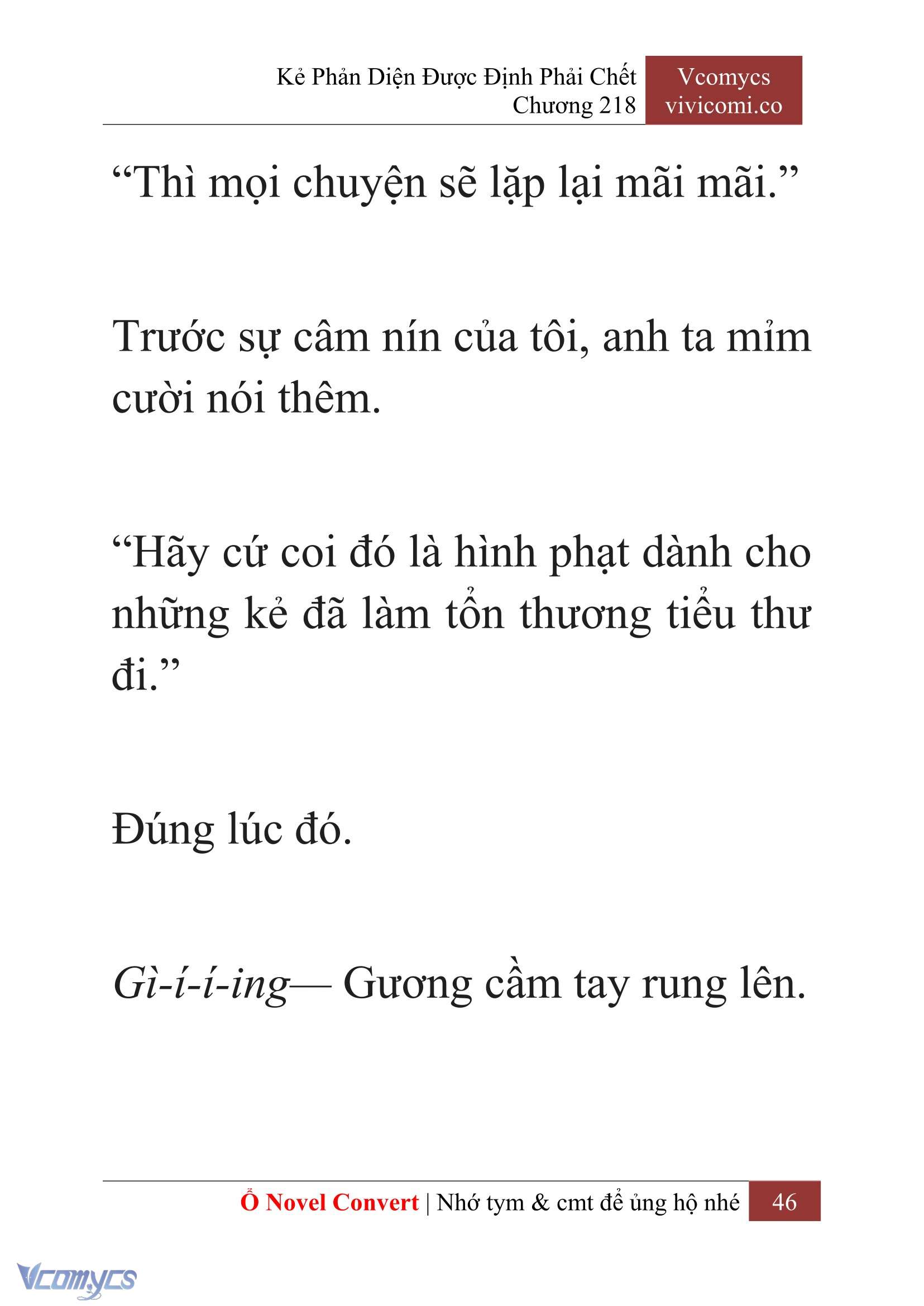 [Novel] Kẻ Phản Diện Được Định Phải Chết Chap 218 - Trang 2