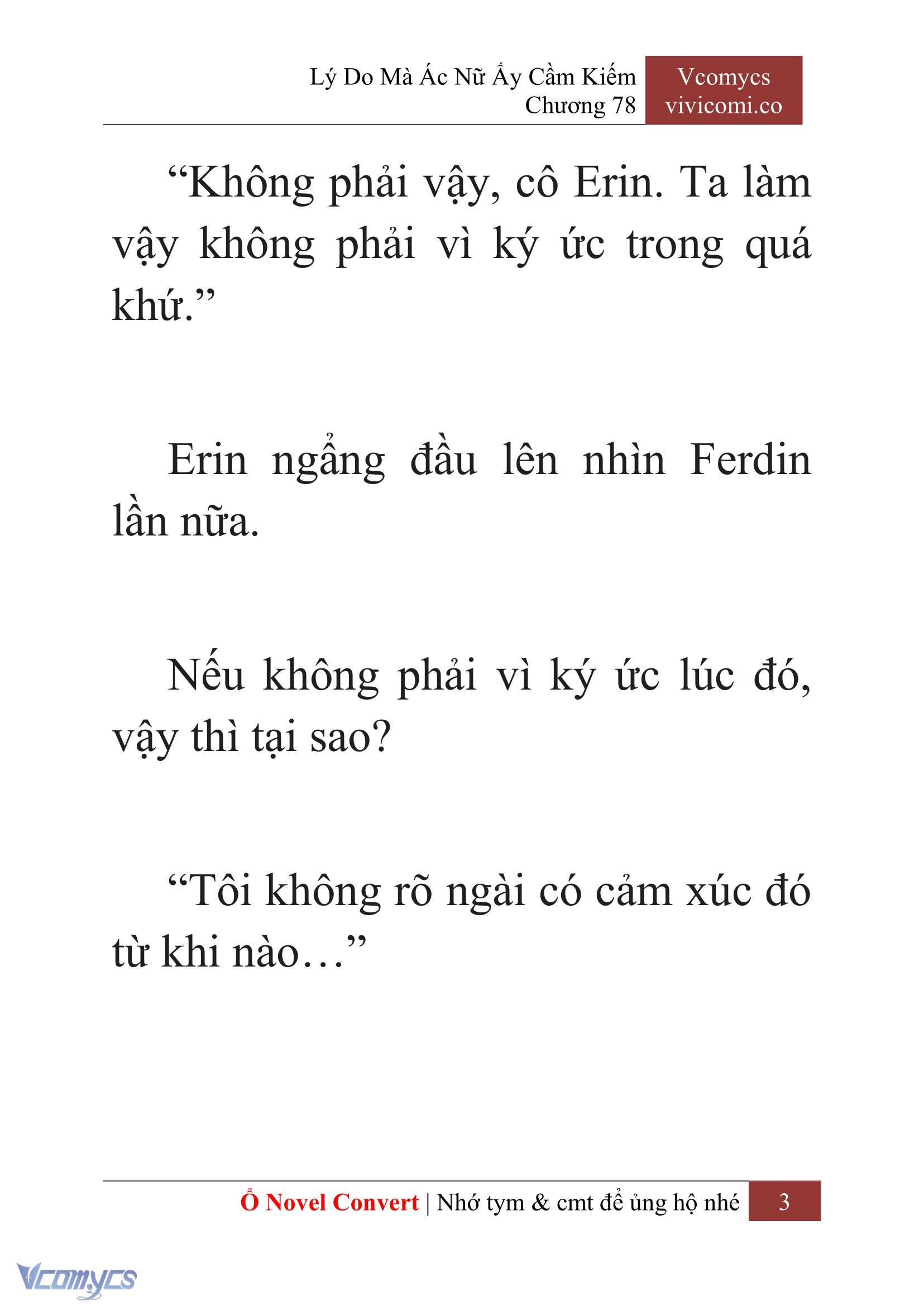 [Novel] Lý Do Mà Ác Nữ Ấy Cầm Kiếm Chap 78 - Trang 2