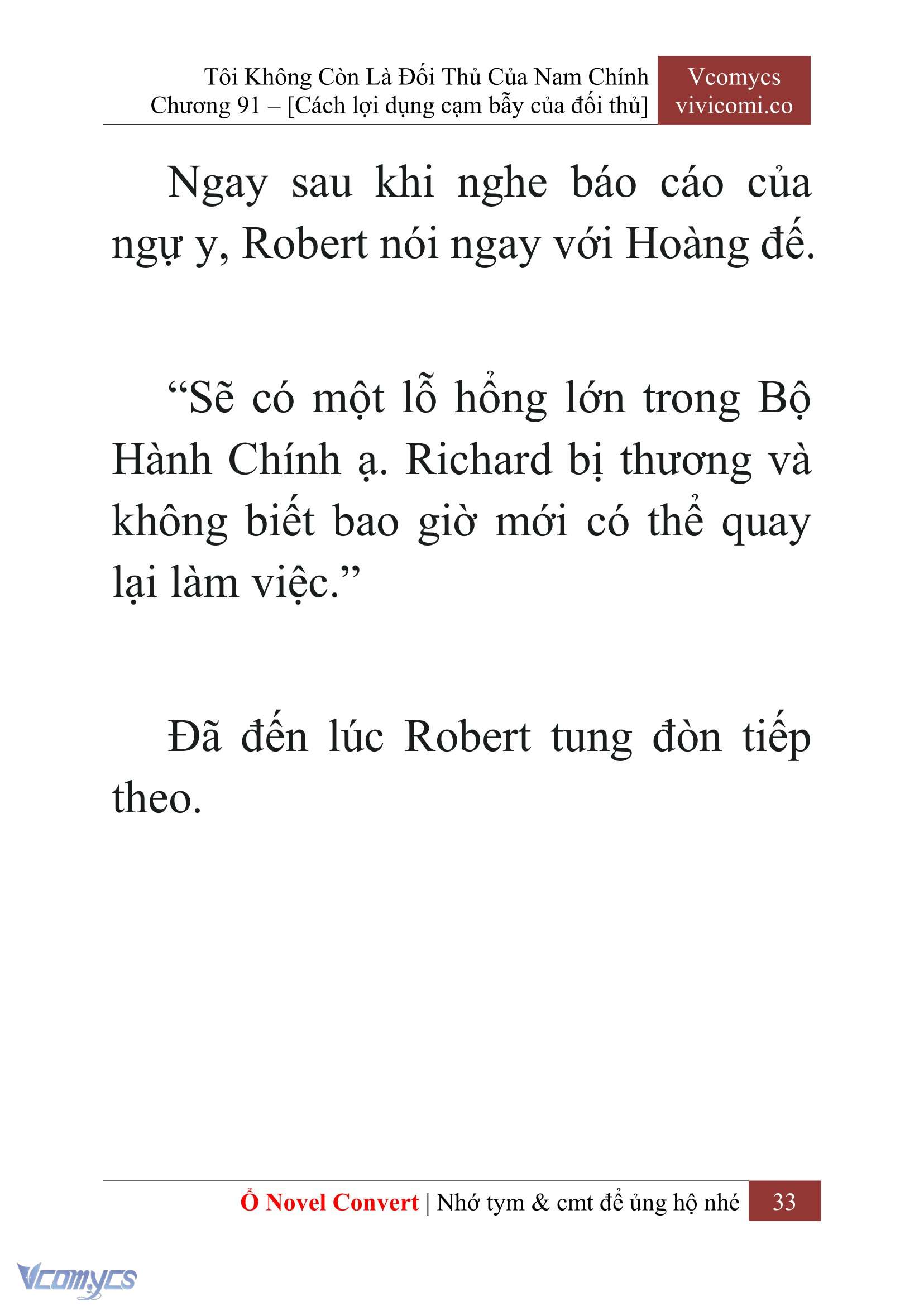 [Novel] Tôi Không Còn Là Đối Thủ Của Nam Chính Chap 91 - Trang 2