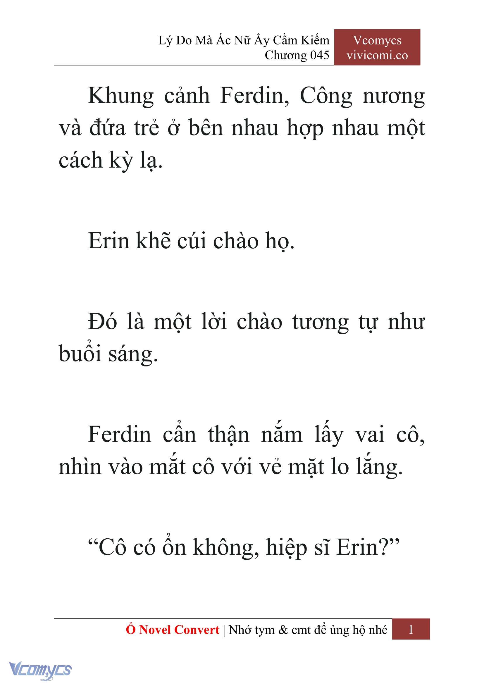 [Novel] Lý Do Mà Ác Nữ Ấy Cầm Kiếm Chap 45 - Trang 2