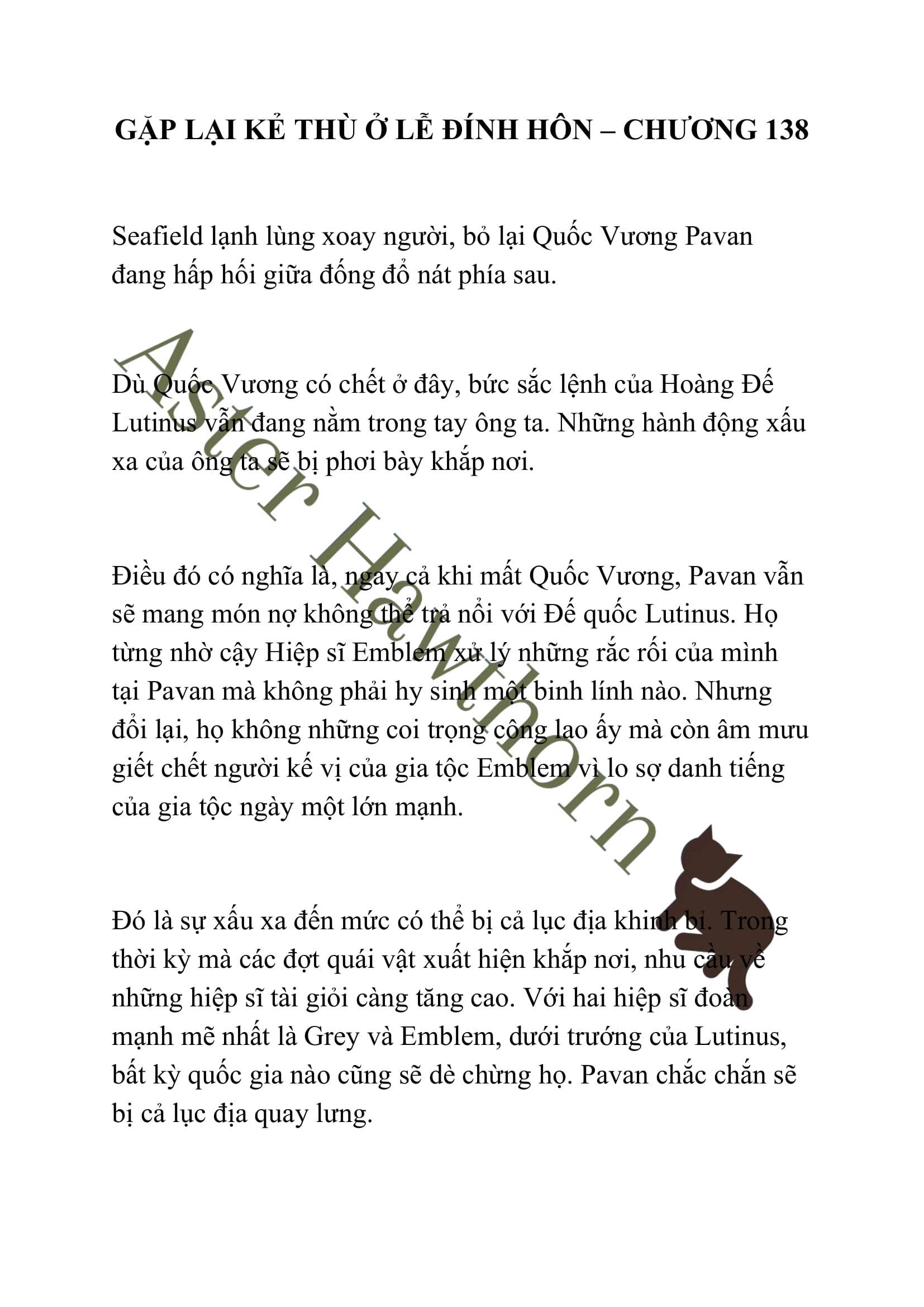 [NOVEL] Gặp Lại Kẻ Thù Ở Lễ Đính Hôn Chap 138 - Trang 2