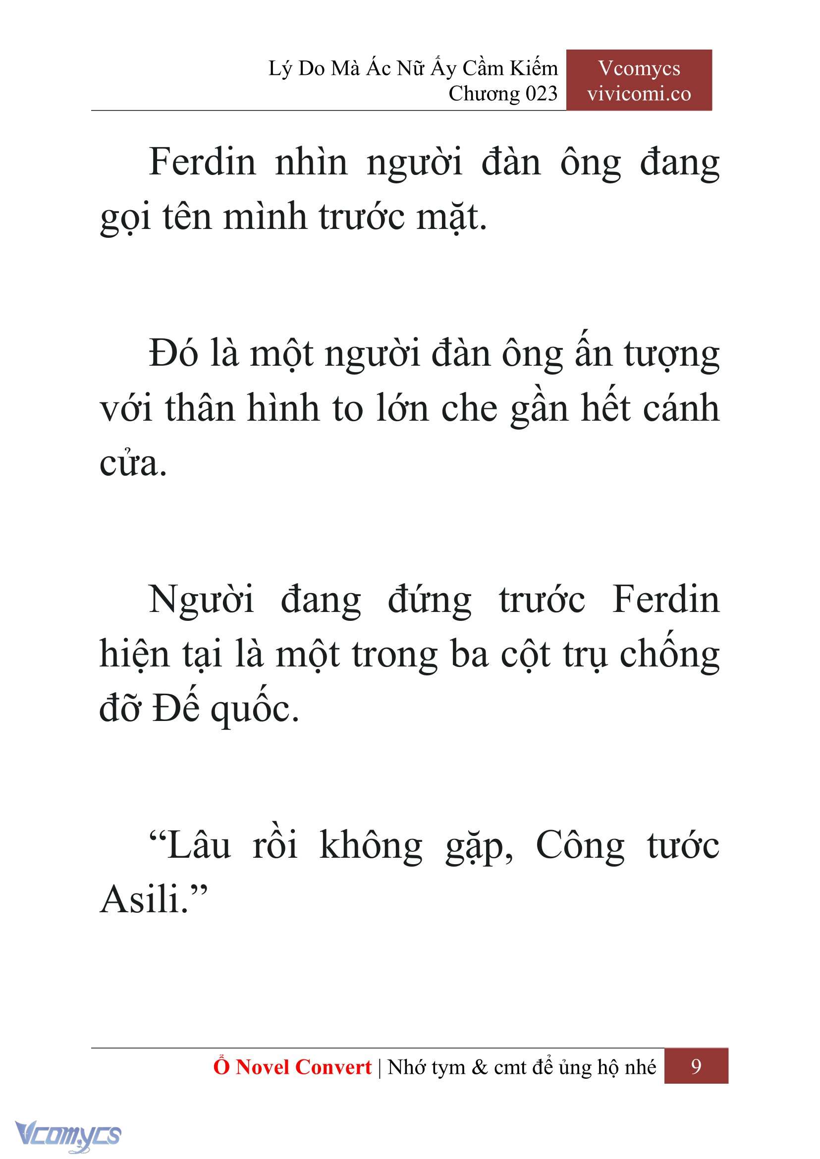 [Novel] Lý Do Mà Ác Nữ Ấy Cầm Kiếm Chap 23 - Trang 2