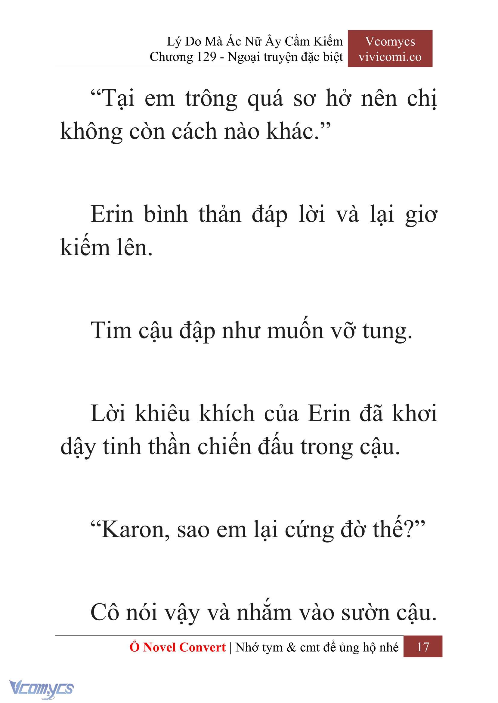 [Novel] Lý Do Mà Ác Nữ Ấy Cầm Kiếm Chap 129 - Trang 2