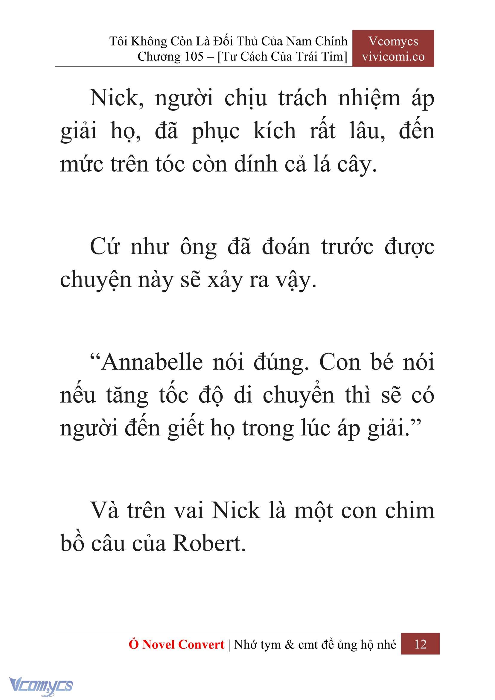 [Novel] Tôi Không Còn Là Đối Thủ Của Nam Chính Chap 105 - Trang 2