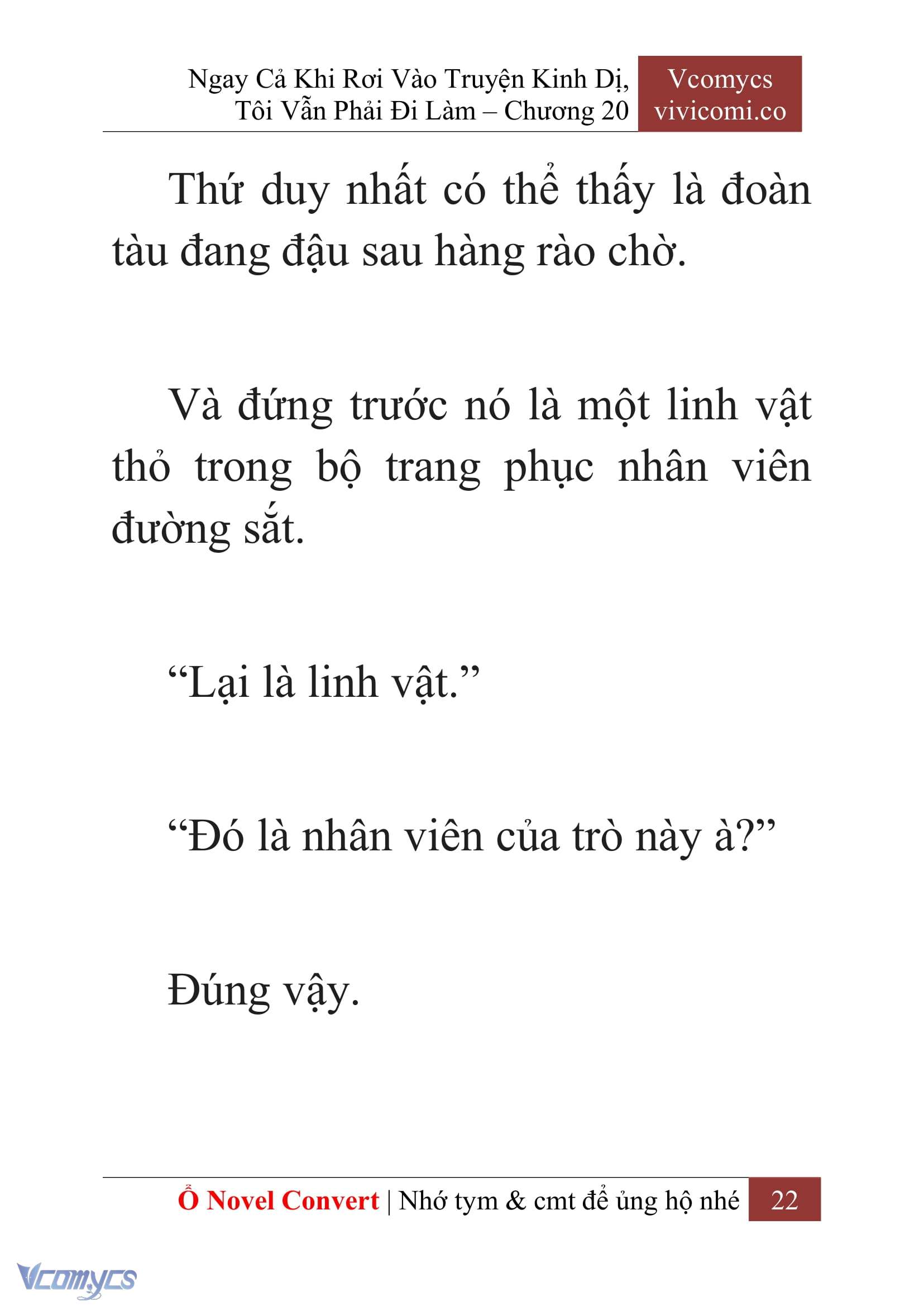 [Novel] Ngay Cả Khi Rơi Vào Truyện Kinh Dị, Tôi Vẫn Phải Đi Làm Chap 20 - Trang 2