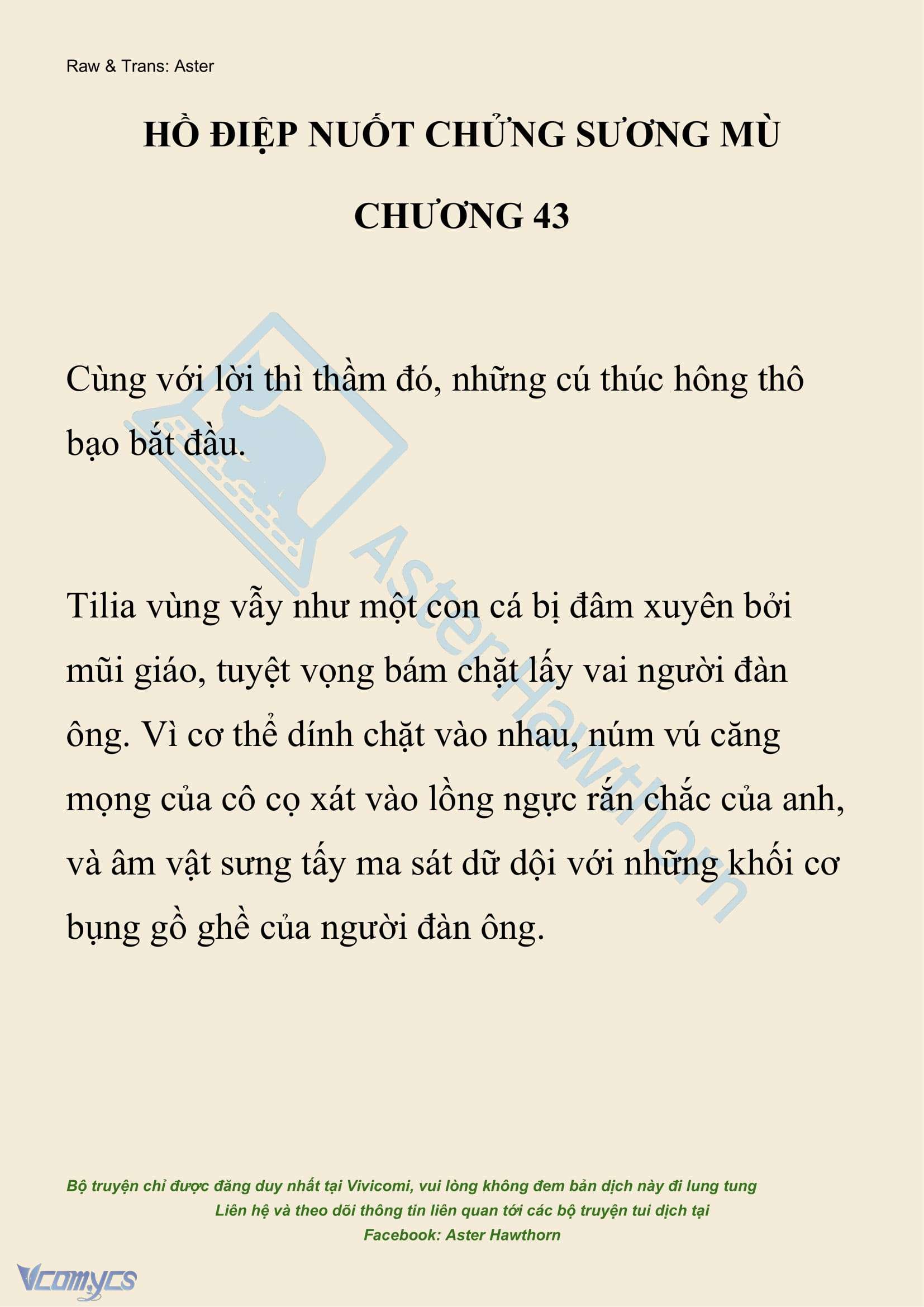 [NOVEL] Hồ Điệp Nuốt Chửng Sương Mù Chap 43 - Trang 2