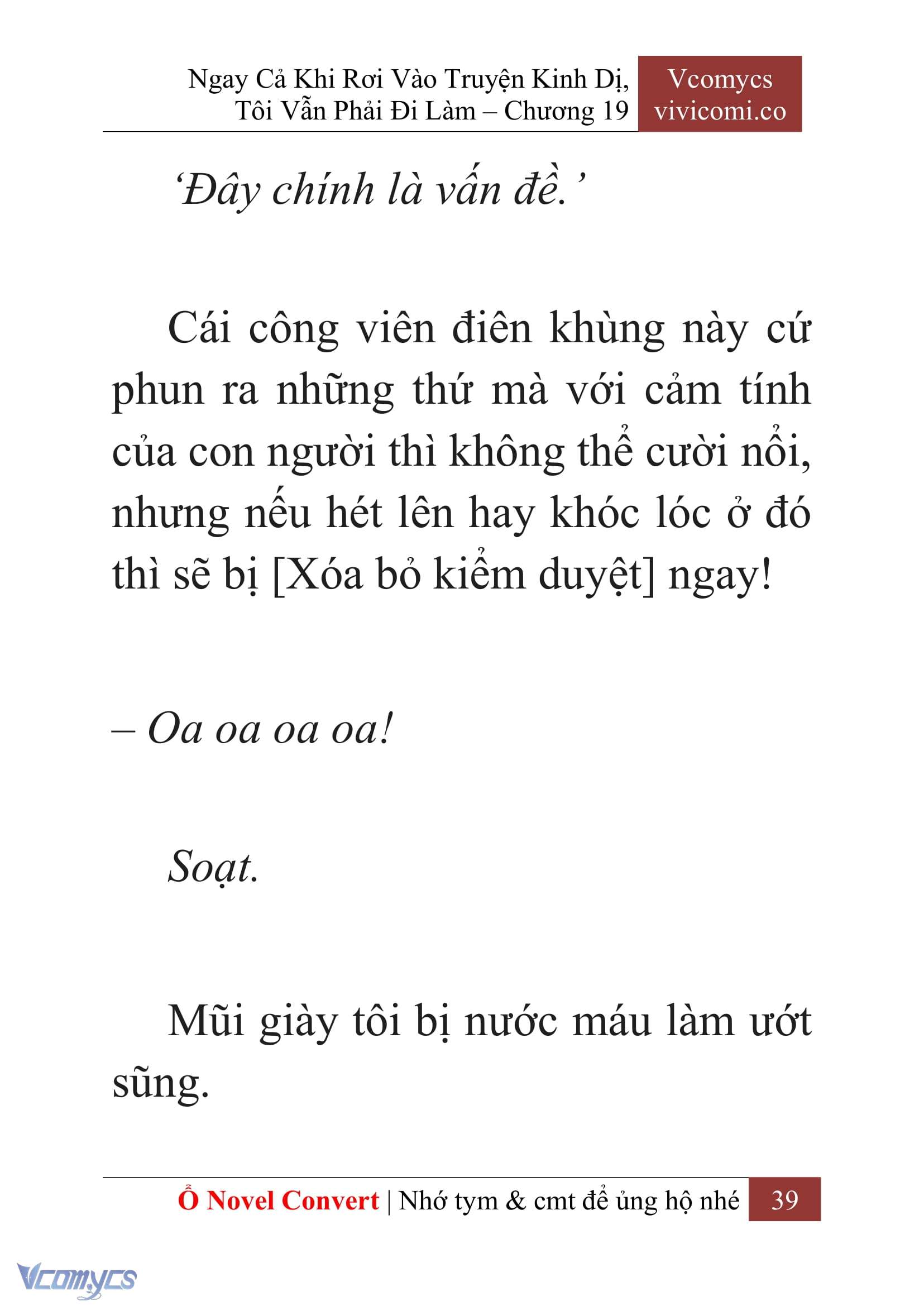 [Novel] Ngay Cả Khi Rơi Vào Truyện Kinh Dị, Tôi Vẫn Phải Đi Làm Chap 19 - Trang 2