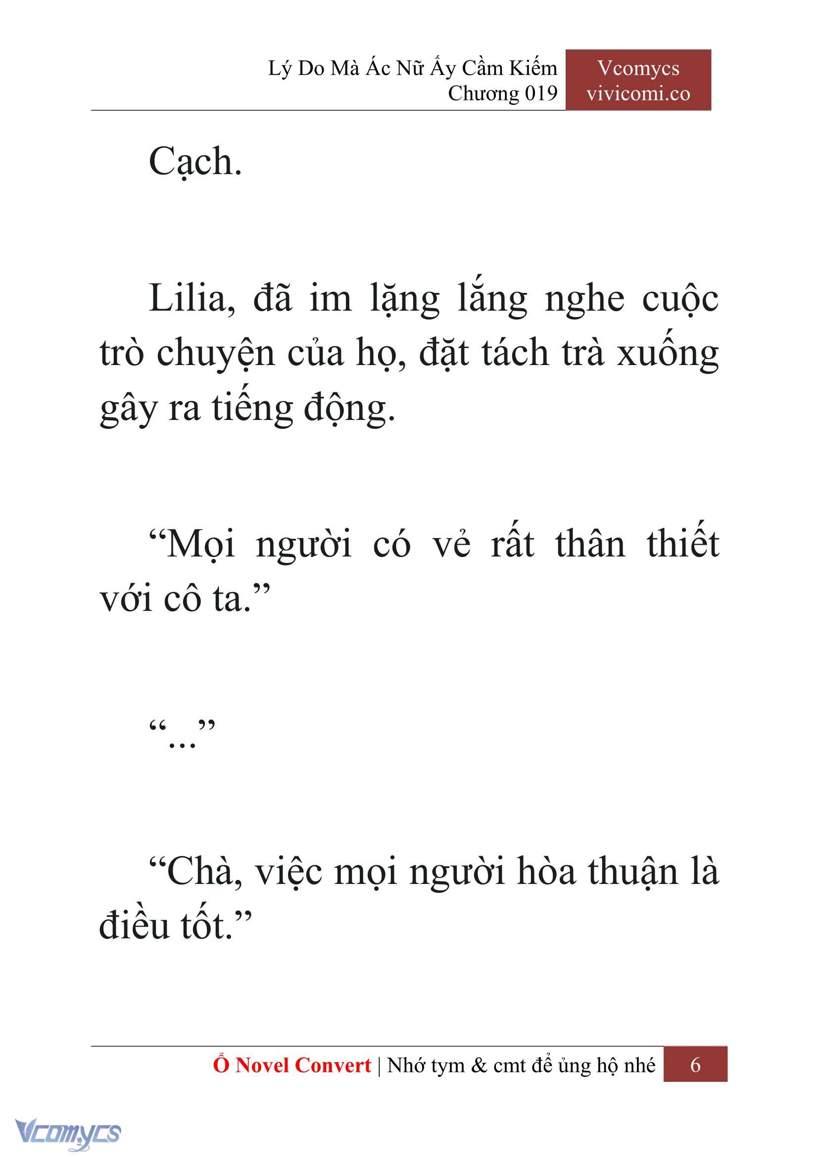 [Novel] Lý Do Mà Ác Nữ Ấy Cầm Kiếm Chap 19 - Trang 2